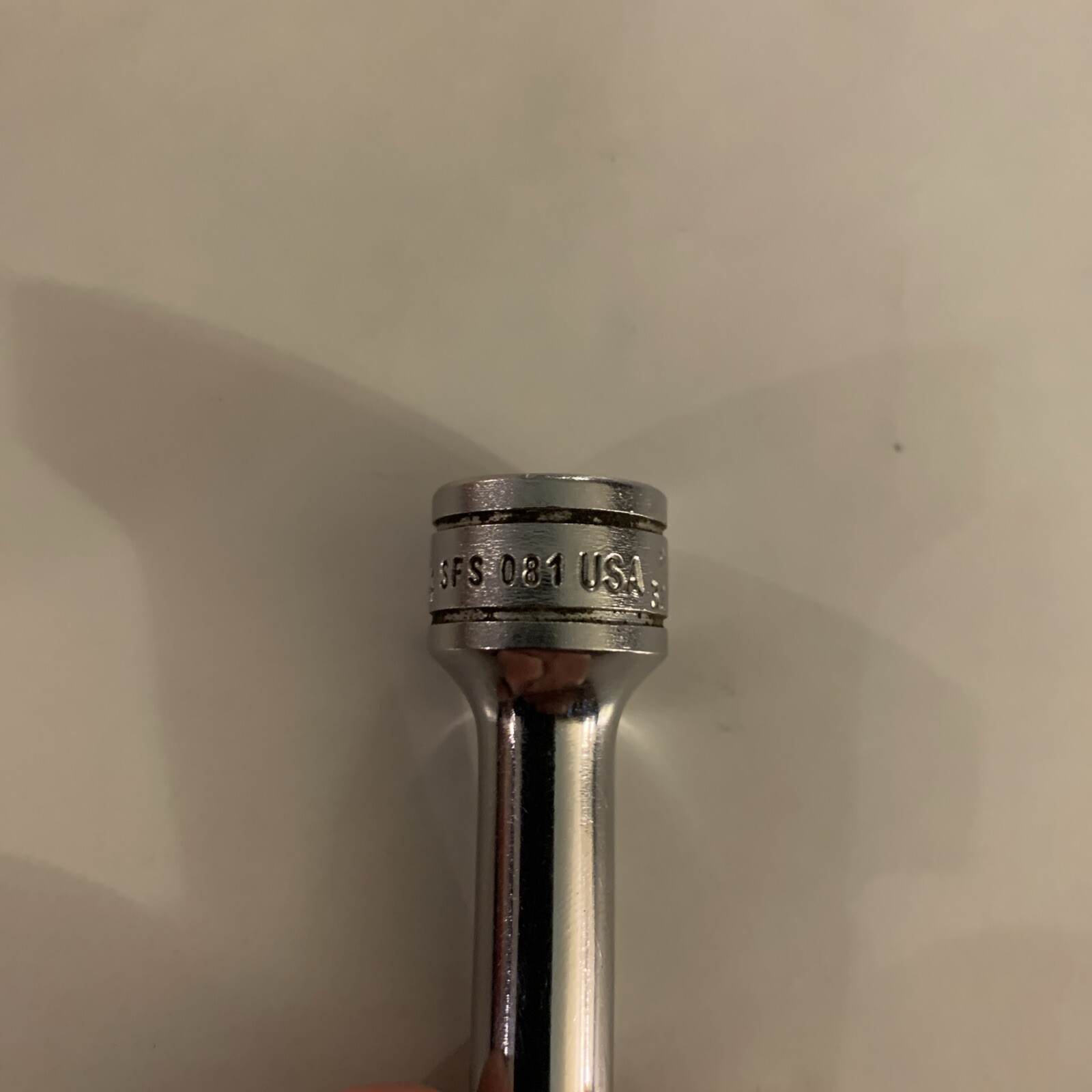 Snap On Tools SFS081 1/4” 6 Point 3/8 Drive Deep Socket Made In USA