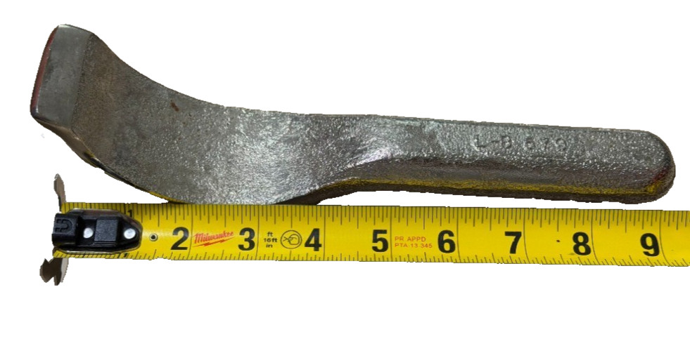 L-B 579 Curved Auto Body Spoon -VINTAGE Bodywork Tool Wt 3 lbs. 9″ Long Hammer