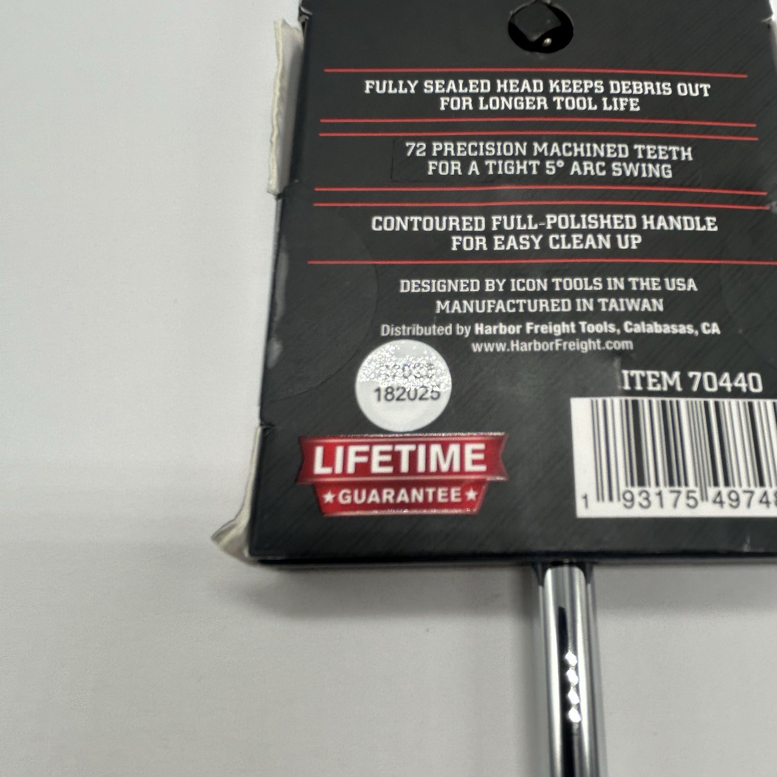 ICON R1XL G2 1/4″ Drive 12.5″ Extra Long Ratchet 70440