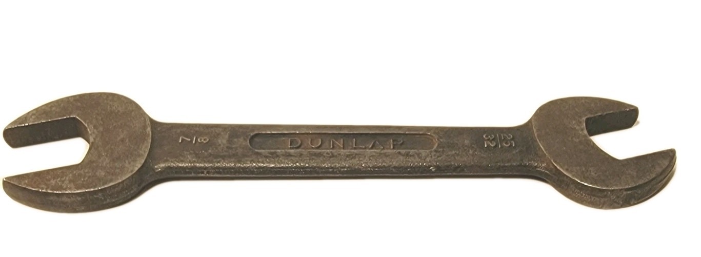 Vintage Dunlap Tools Open End Wrenches 7/8” X 25/32” Made In USA