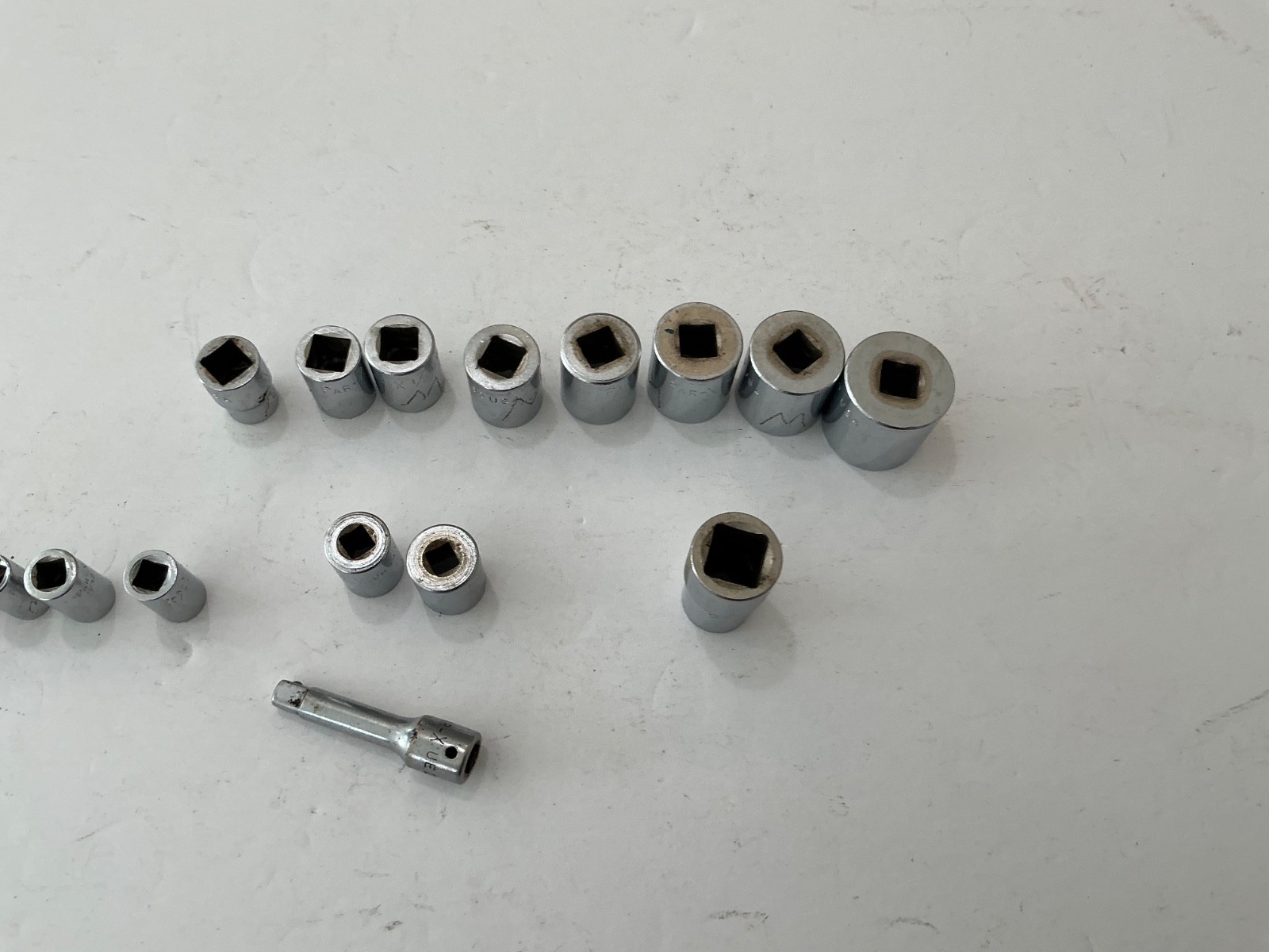 Vtg Asst Par-X sockets 18 pc, 1/4″, 3/8″, & 1/2″ all for $30 OBO