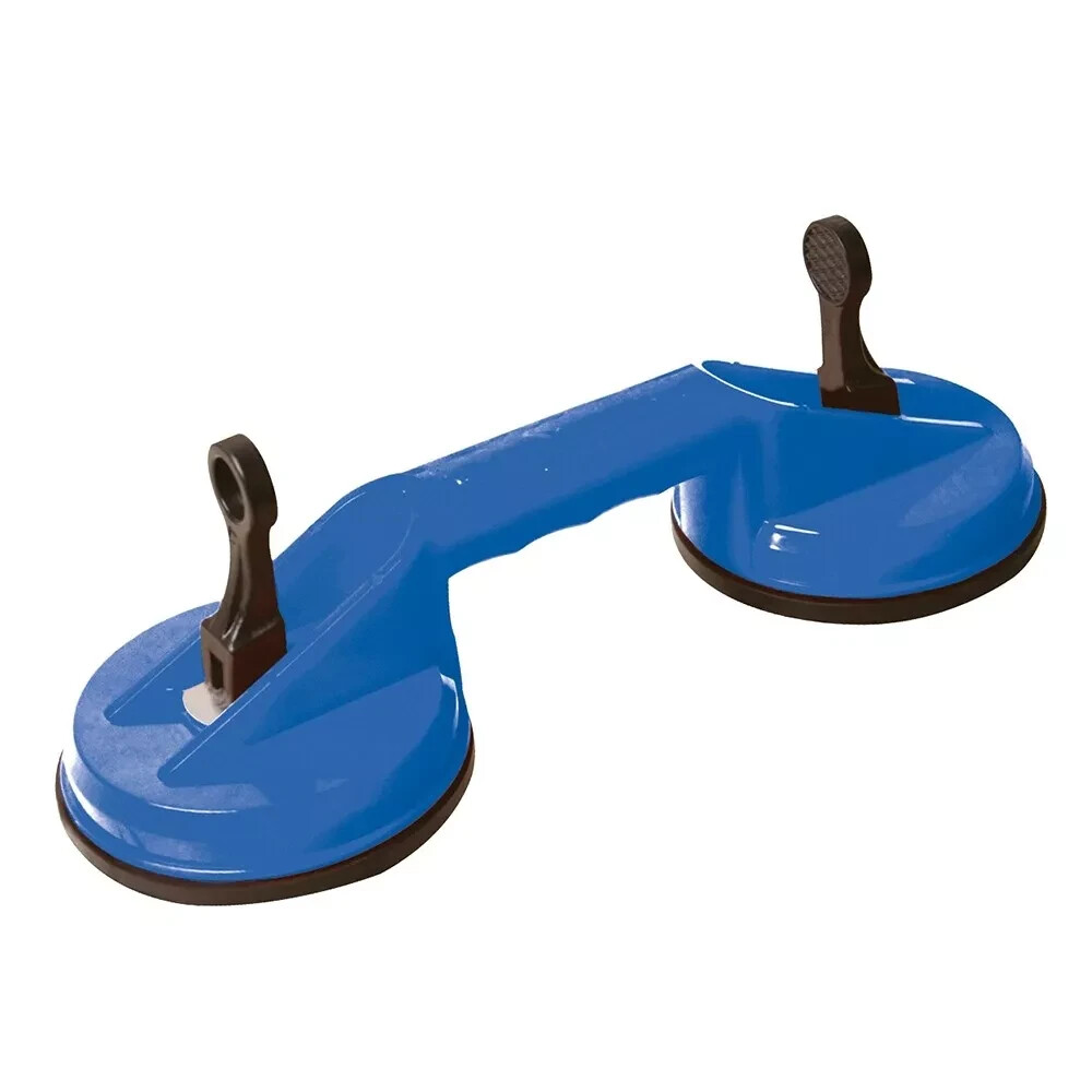 Double Suction Cup Pad Glass Window Dent Puller Lifting 70kg Silverline