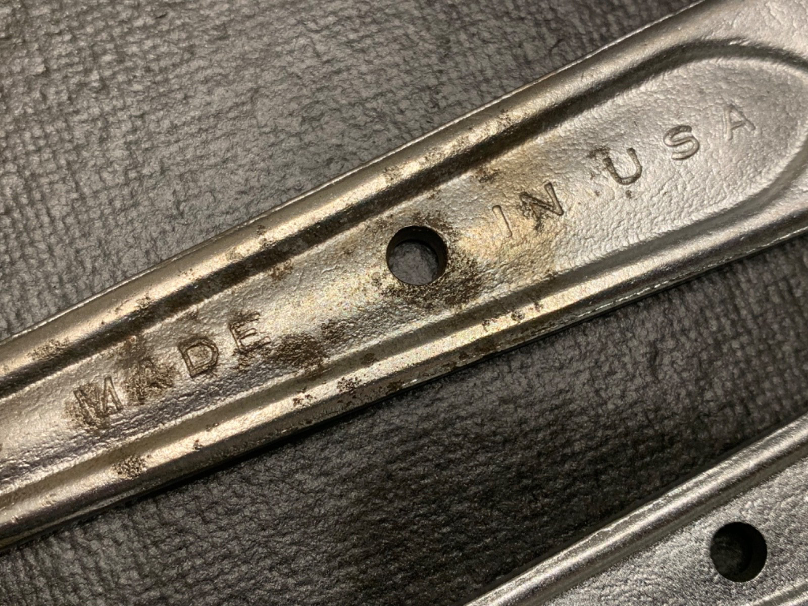 Lot 5 Vintage Indestro «Select Steel» SAE Open-Box End Wrenches Made in USA