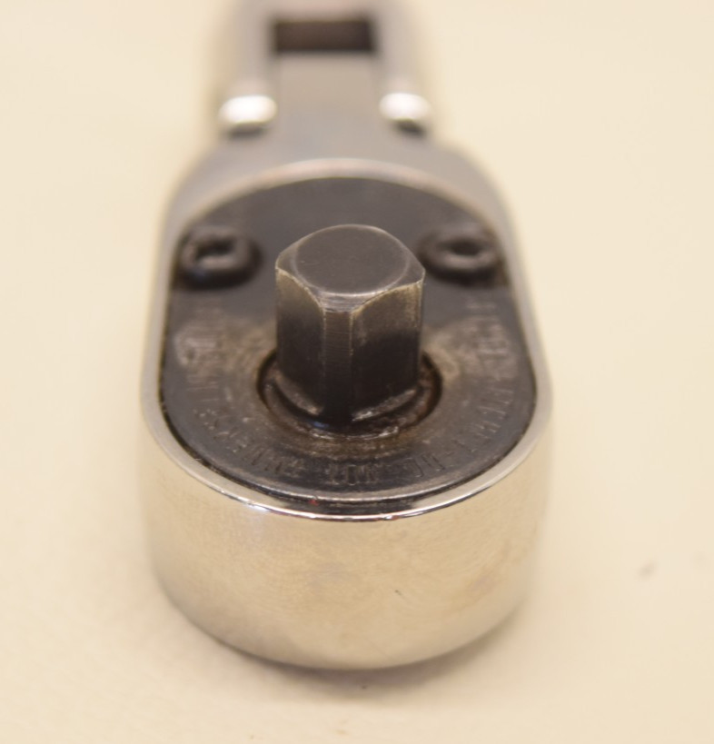 SNAP ON TKF72 Stubby Flex Head Ratchet 1/4” Drive USA TOOLS – USED