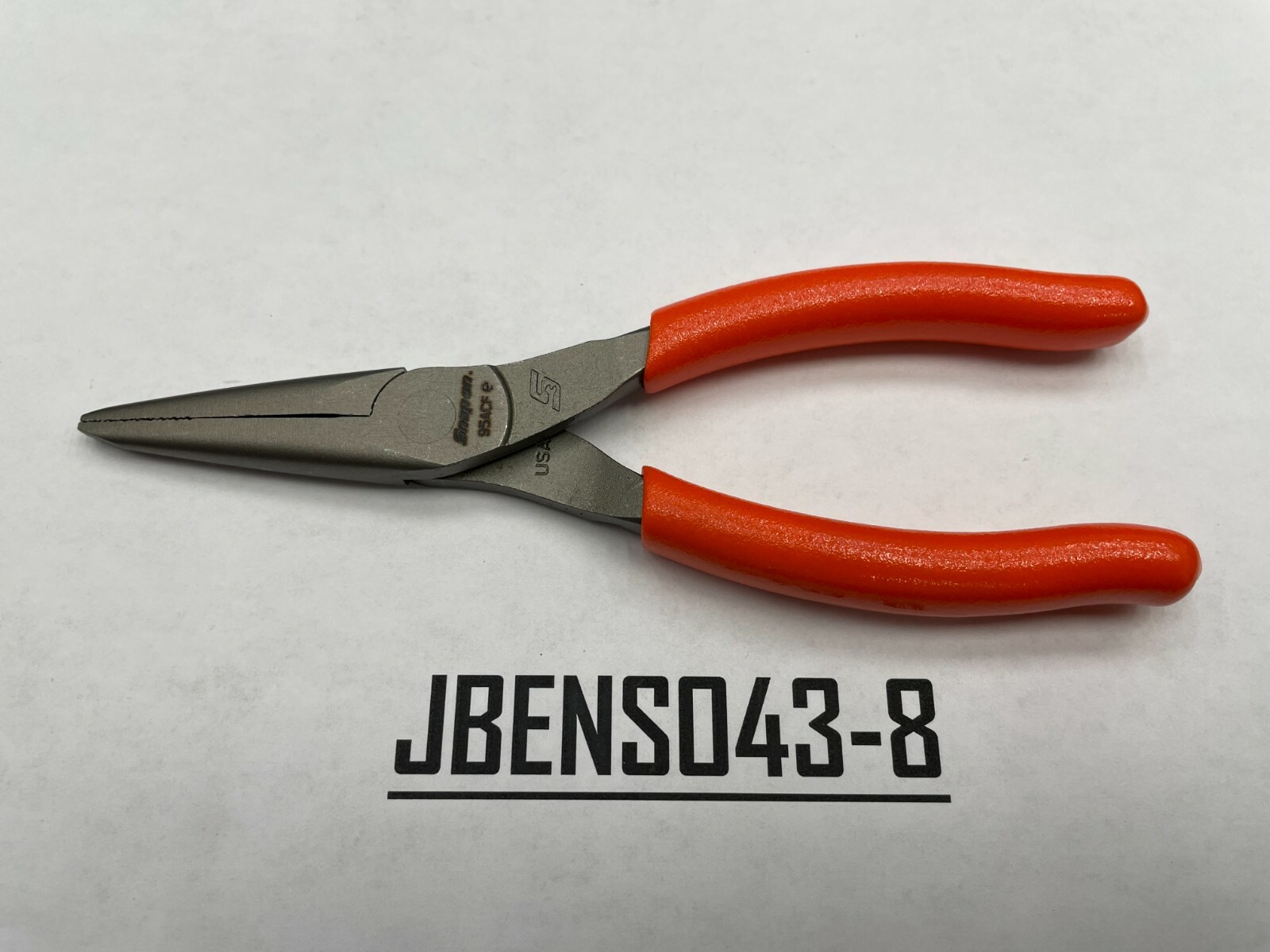 Snap-on Tools USA NEW ORANGE 6″ Soft Grip Needle Nose Pliers 95ACFO