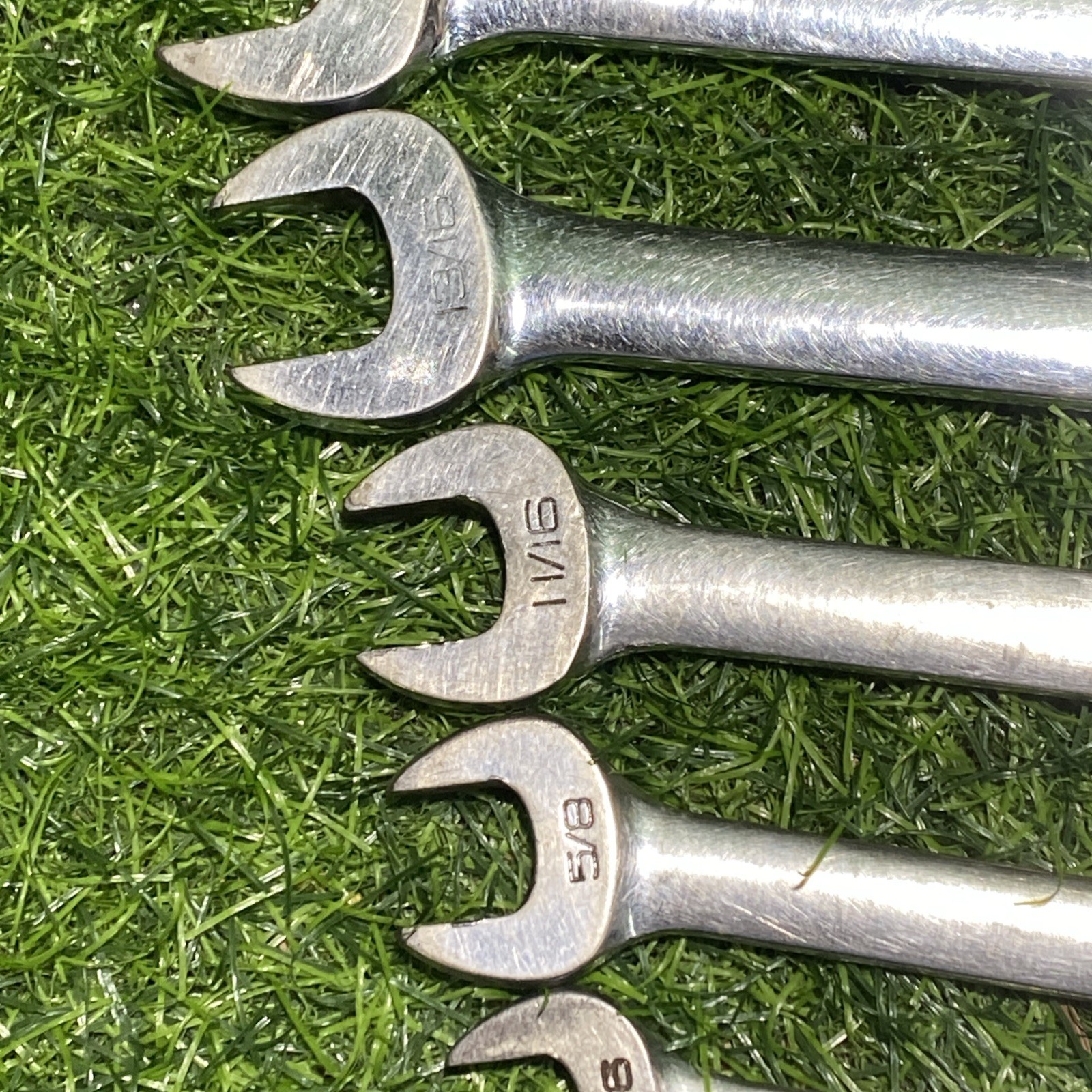 Vintage Snap-On USA 10pc SAE OEX12A – OEX32A Comb. Wrench Set Missing 24A