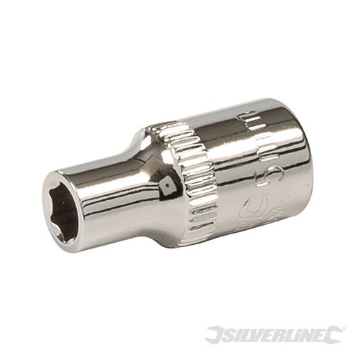 5mm 6 Point Socket 1/4″ Drive Metric 134082 Silverline Mechanical Engineering