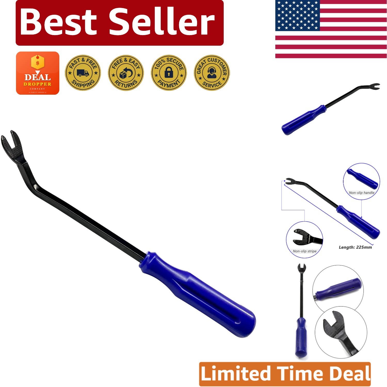 Versatile Car Trim Removal Tool Kit for Efficient Interior and Exterior Repairs