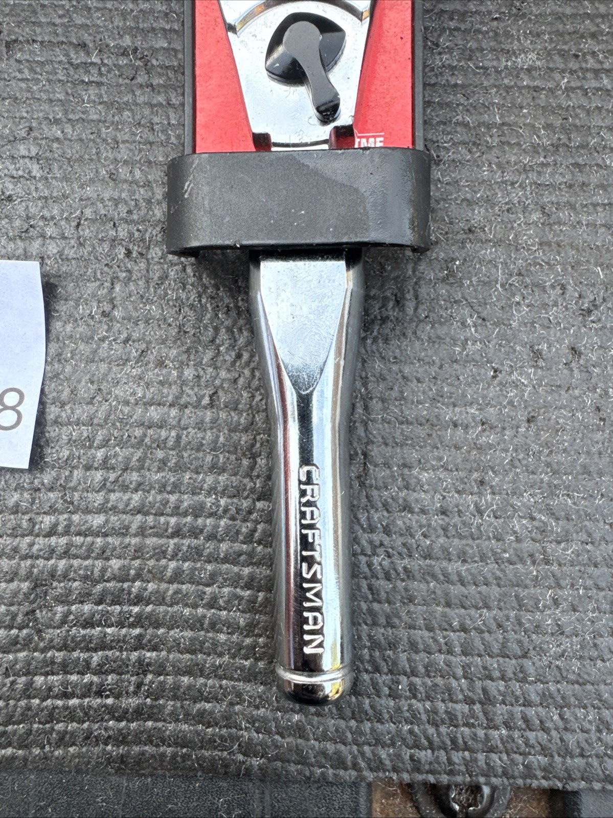 Sears Craftsman Nos 3/8” Drive Stubby Flex Head Ratchet 44834 Full Polish Import