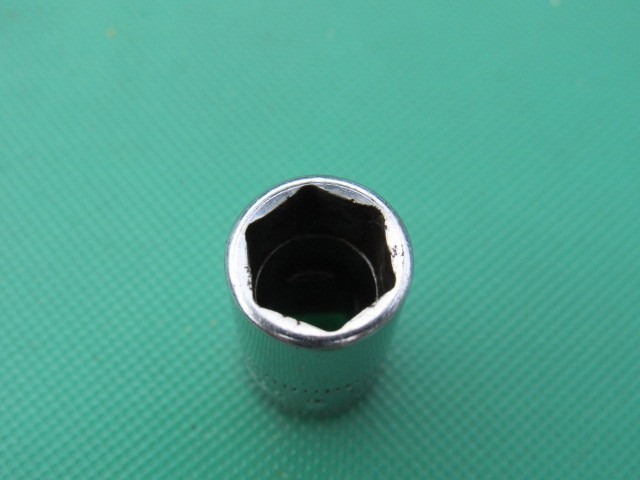 SNAP ON 9MM TMM9 1/4″ DRIVE METRIC 6 PONIT SHALLOW SOCKET 9 MM UNDERLINE LOGO