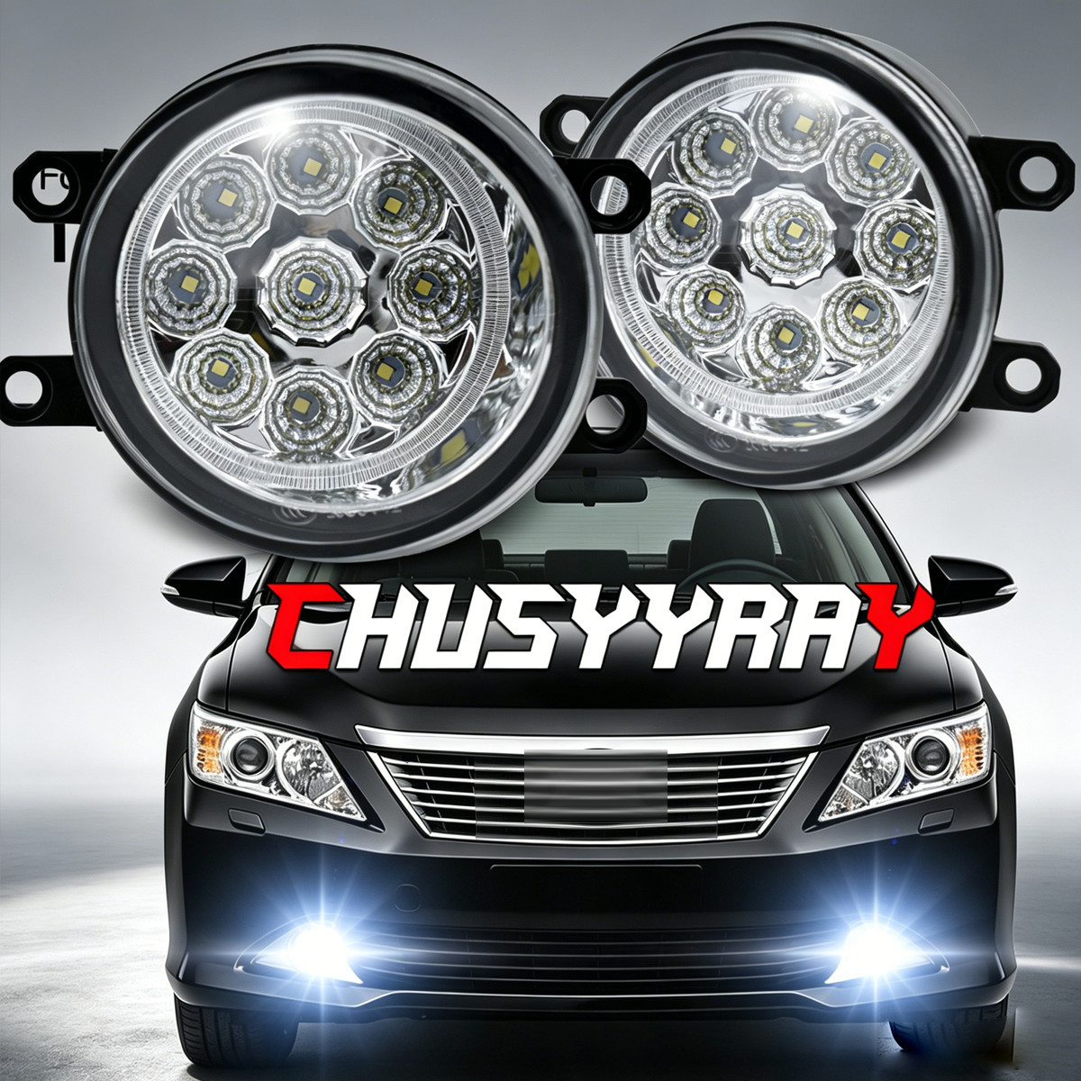 For 2006-2008 Toyota Yaris Hatchback Clear Fog Light Replacement