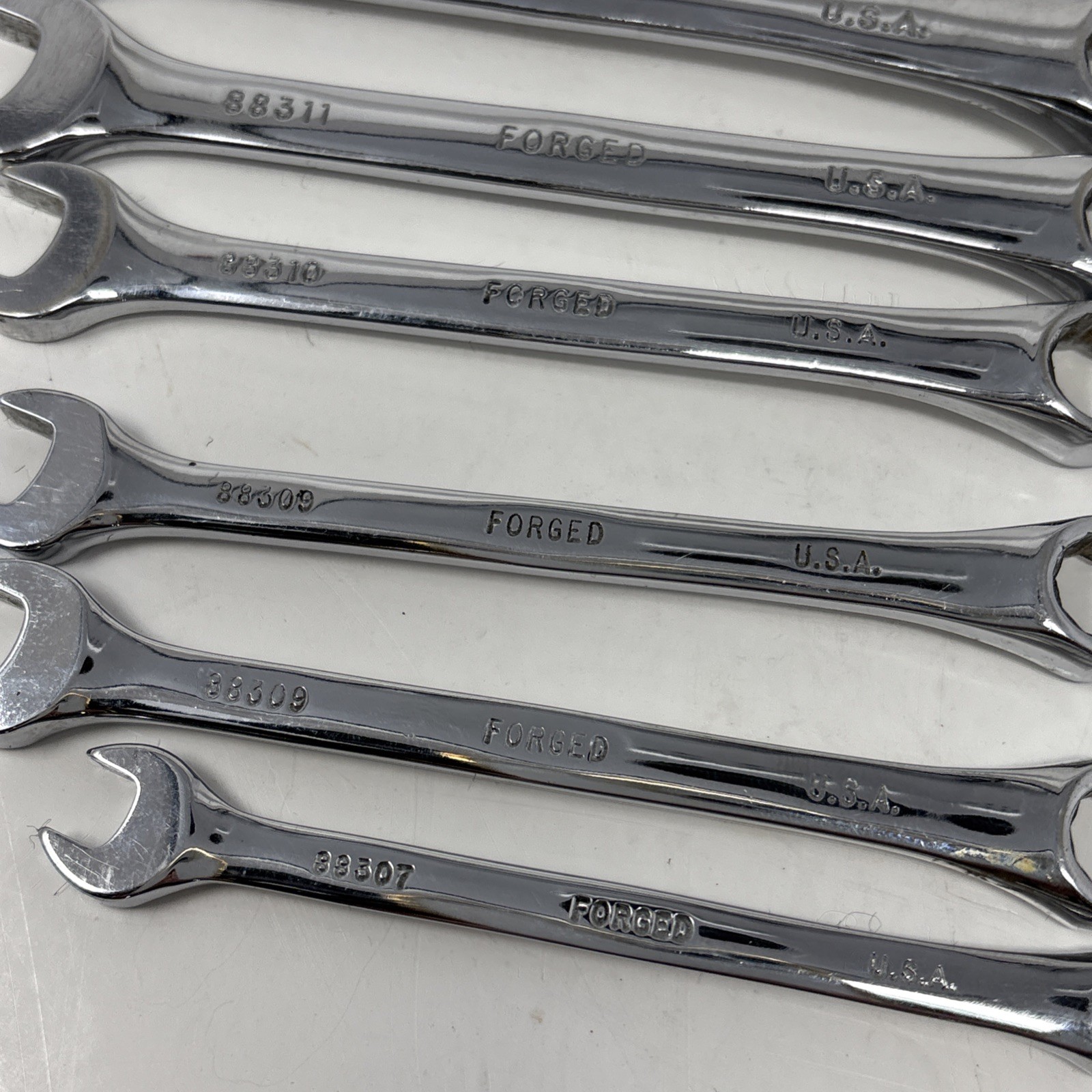 SK S-K Tools 14 Pcs Metric Combo Wrench Set SuperKrome Polished 7MM to 22MM READ