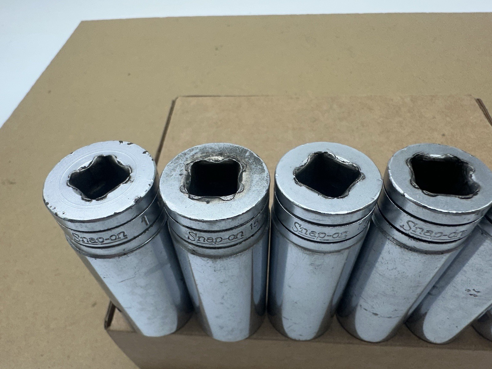 Snap On Set 7pc Standard 6 Point 1/2” Drive Socket Set 1/2” – 1” TS161-TS321 USA