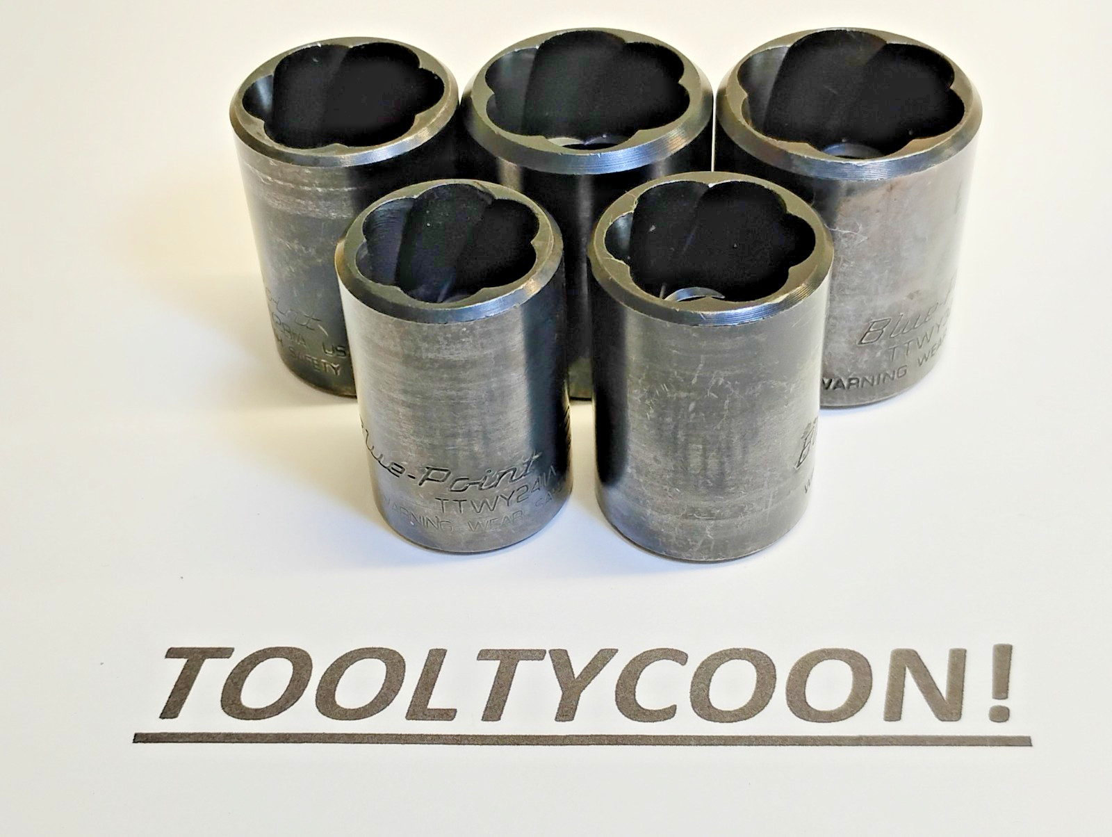Blue Point TOOLS 305TTWYA NEW 3/4-1” Shallow Twist Impact Socket Set