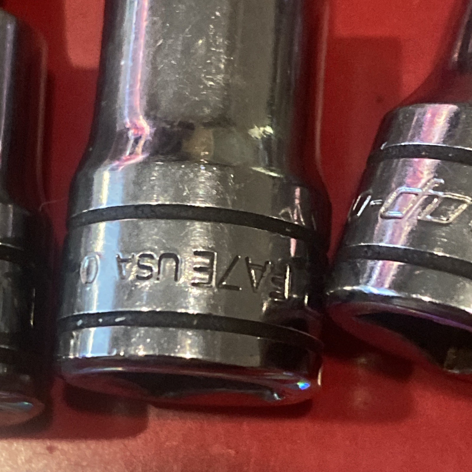 Snap On FA12, 10, 8, 7, 6, 5, 4E Hex Set Very Nice