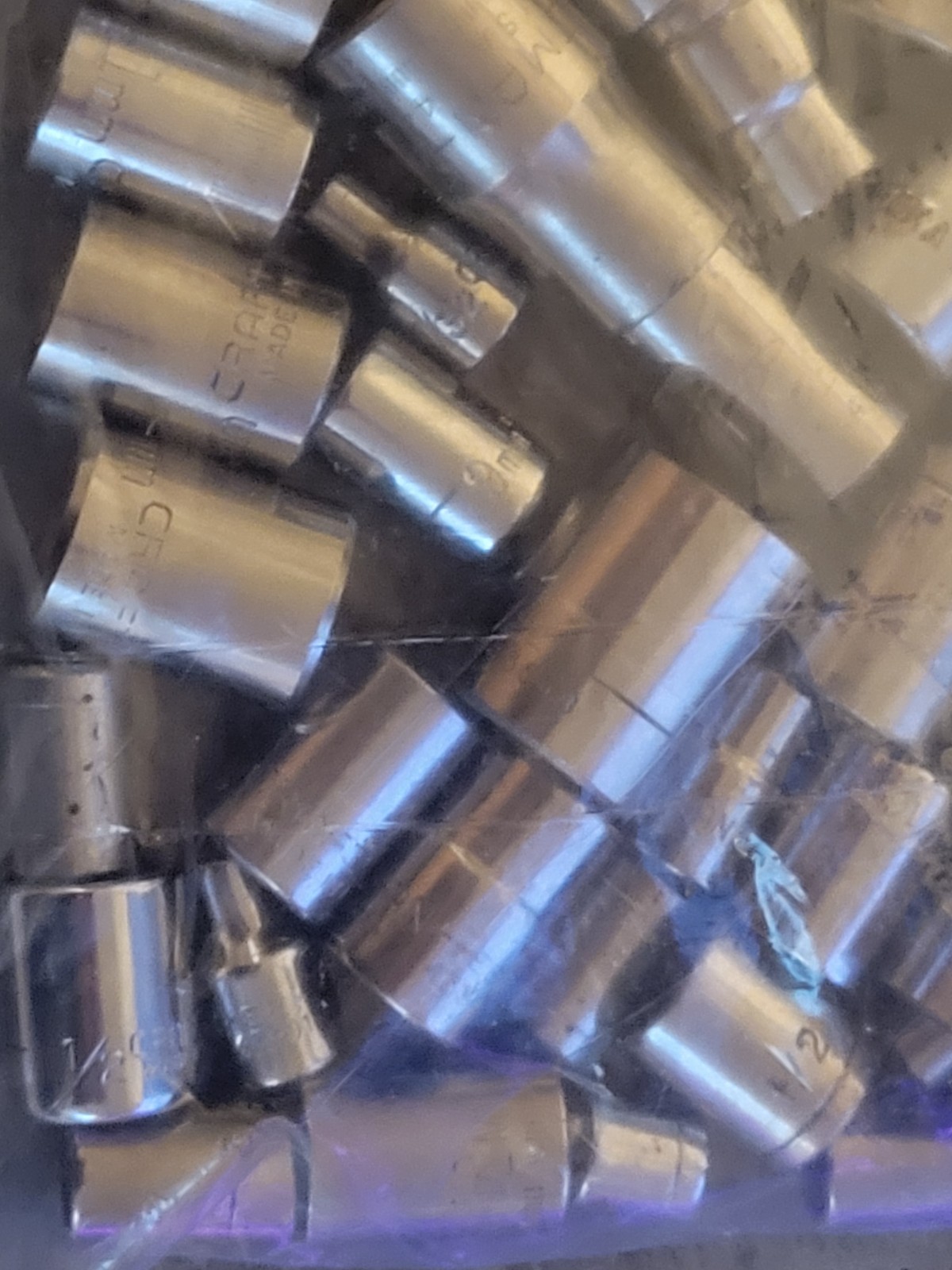 Craftsman (et. al.) Mixed SAE/Metric Socket Lot Over 50 Sockets – 6.88 Pounds!!!