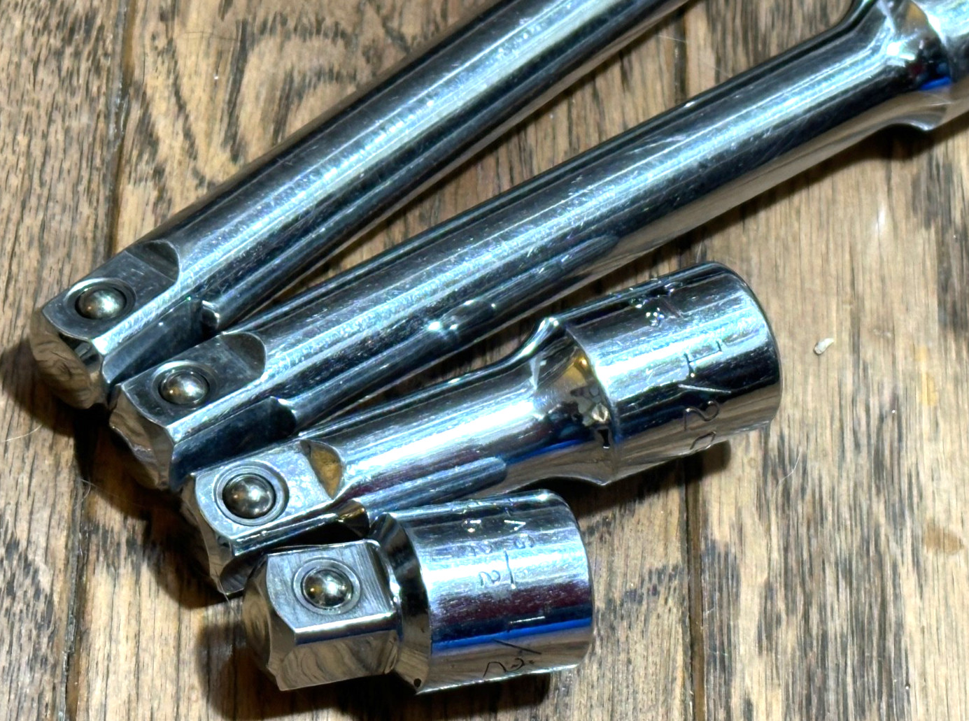 Craftsman Tools 1/2″ Drive 1.5” 3″ 6″ 10″ Long Socket Ratchet Extension Lot Set