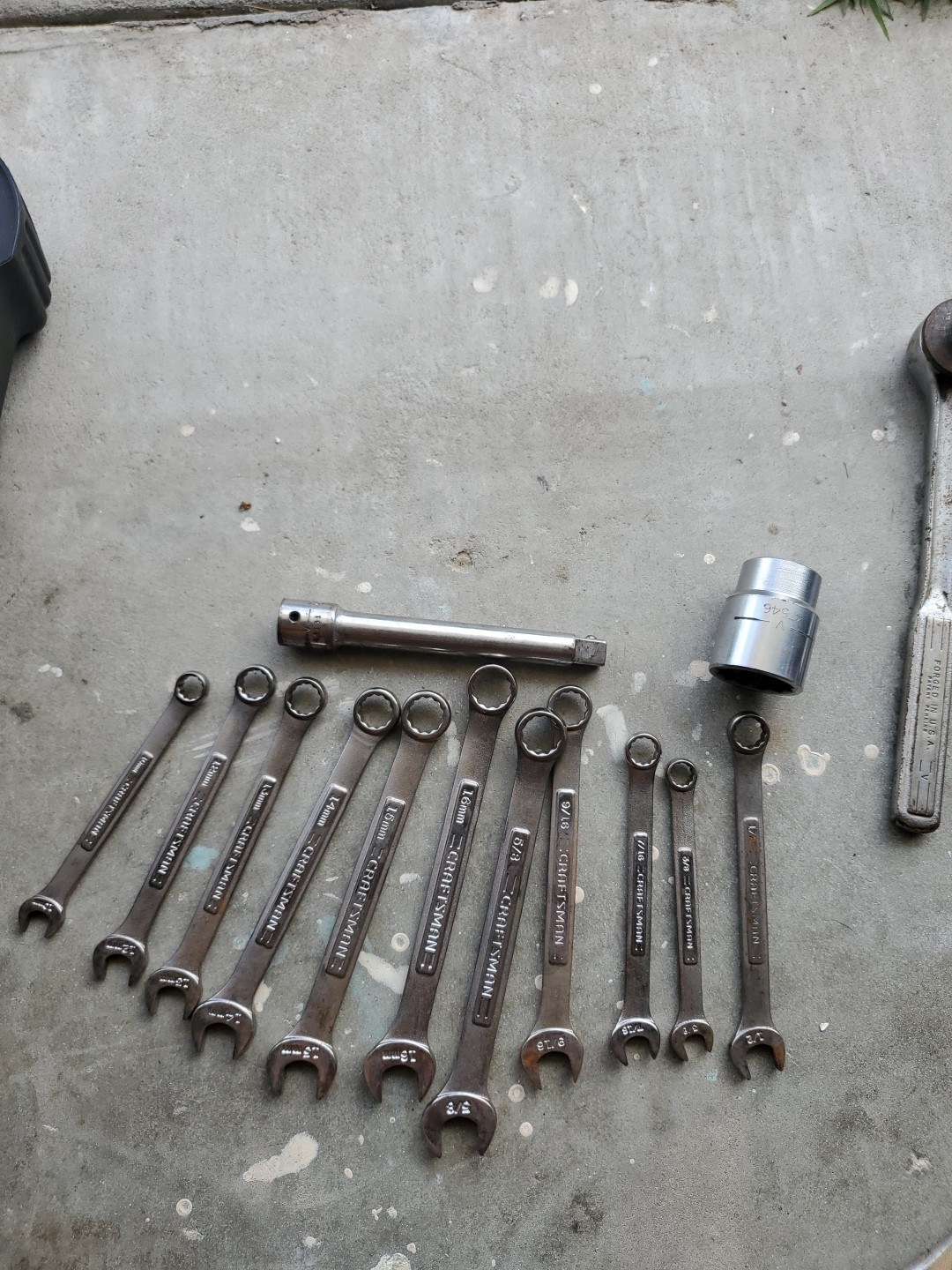 CRAFTSMAN 110-Piece Mechanics Tool Set Mostly Used Made in USA