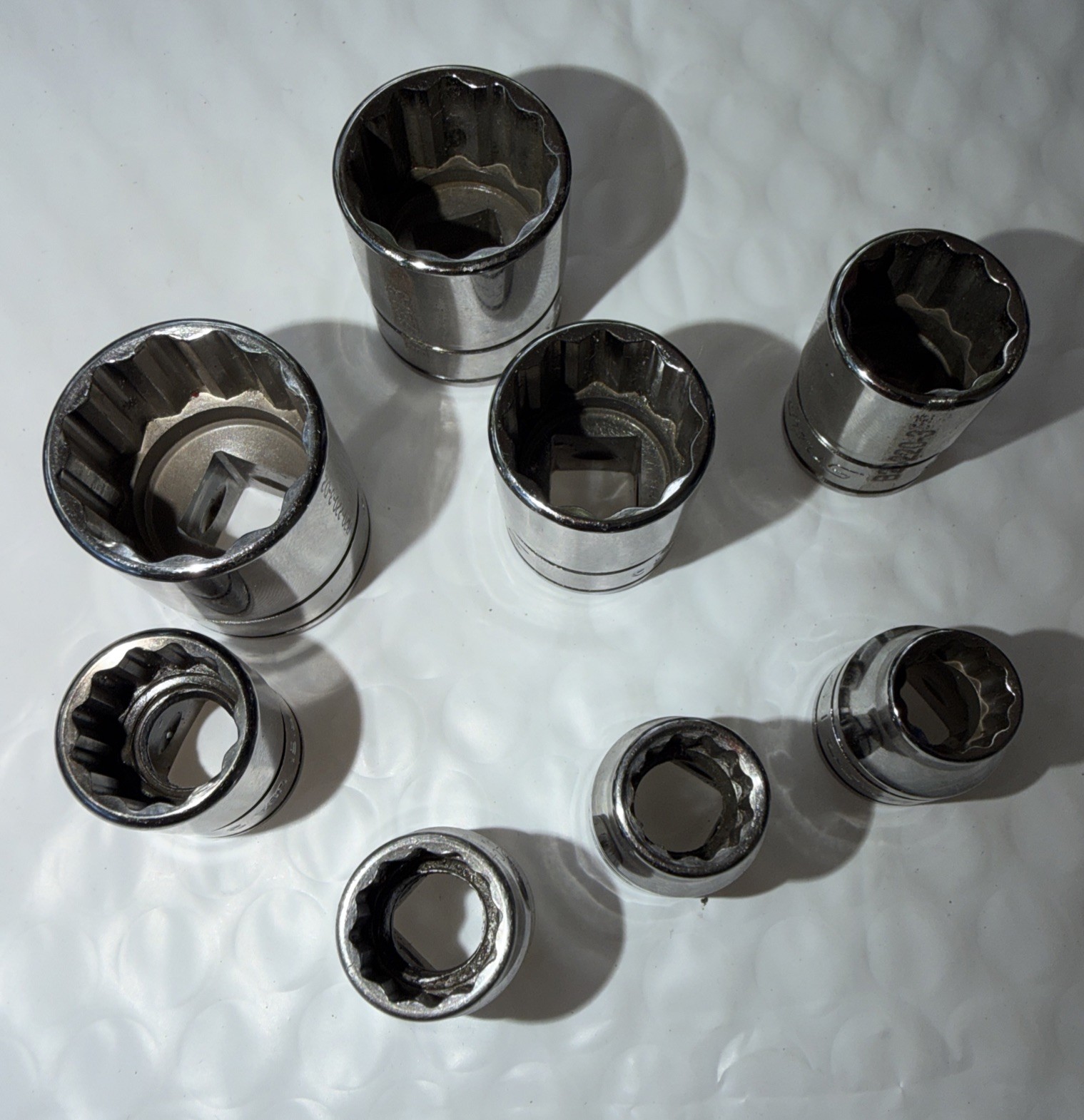 Snap-On Tools Socket Set 3/8″ Drive 11/32-TO-3/4-12 Point 8 Pieces