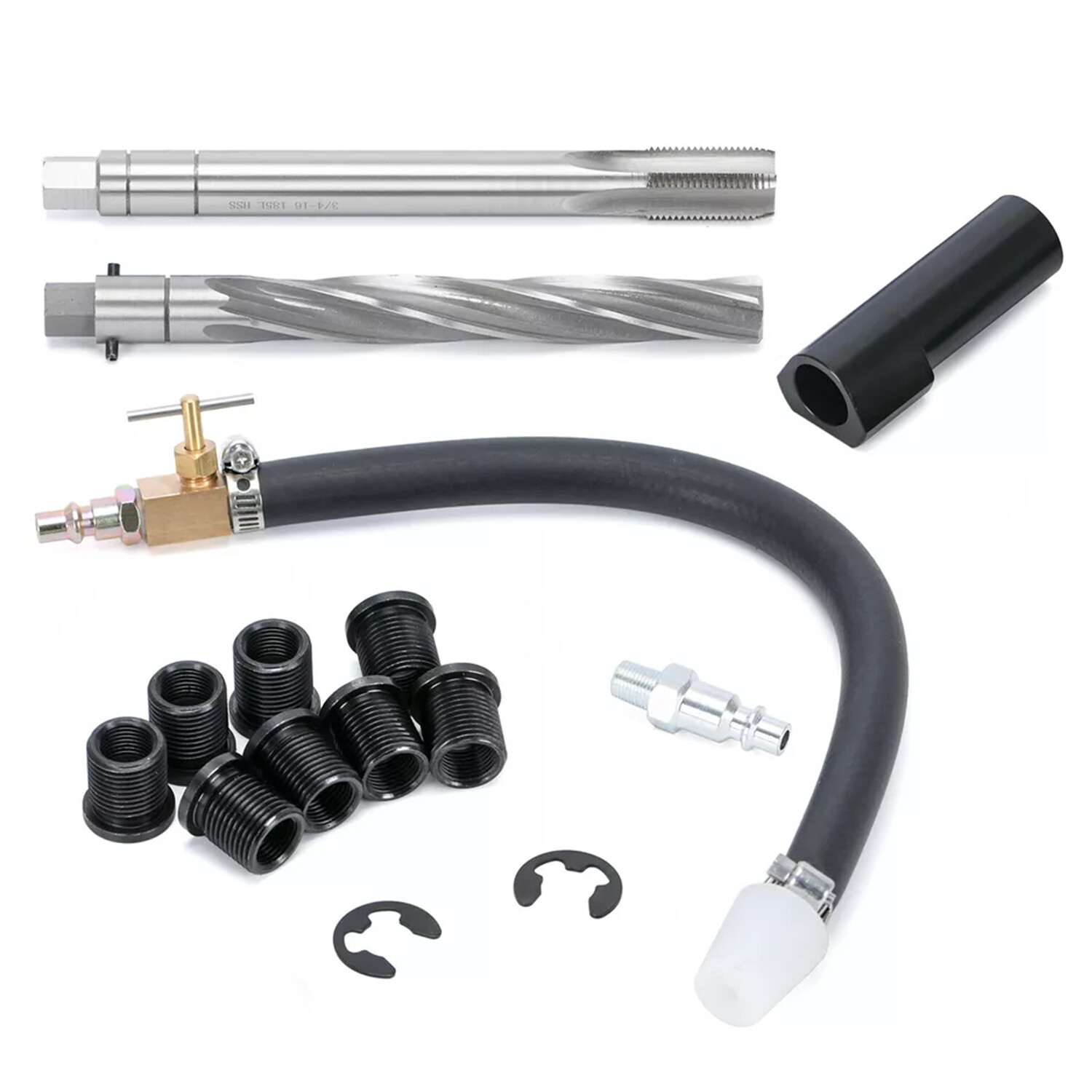 38900 Spark Plug Thread Repair Insert Two Valve Tool Kit for Ford Triton 4.6/5.4