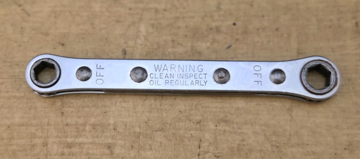 Snap On RBM78S – 7mm X 8mm Flat 6 Pt Ratcheting Double Box End Wrench