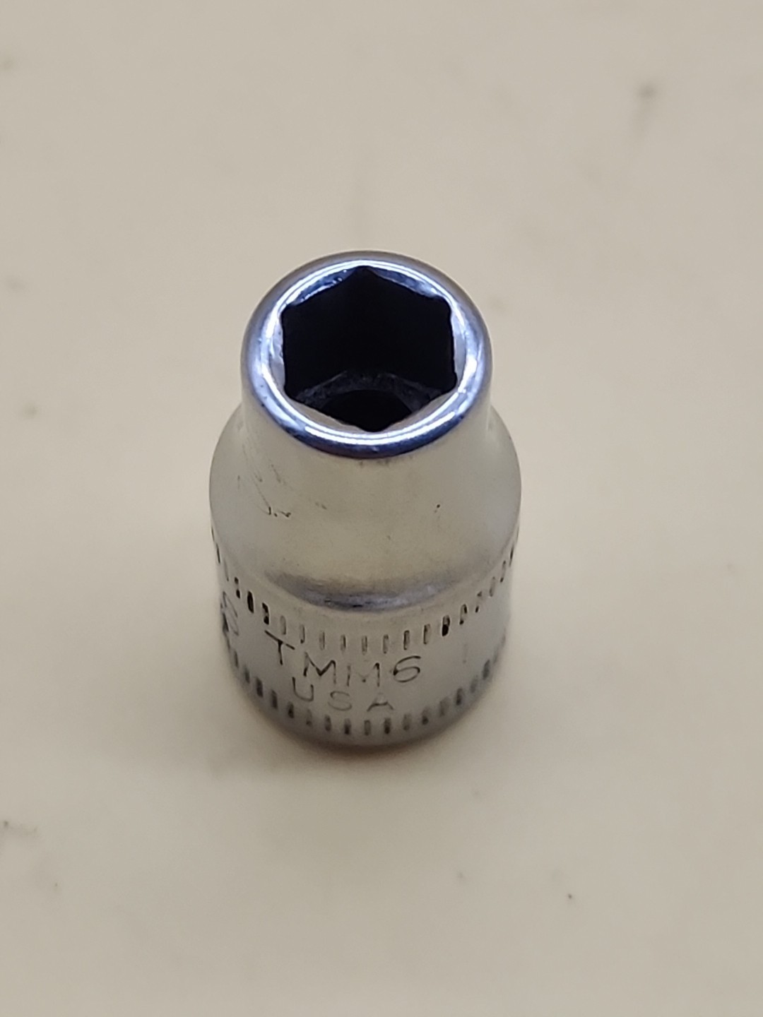 Snap-on Tools TMM6 1/4 Dr 6Pt Metric 6mm Flank Dr Shallow Socket USA