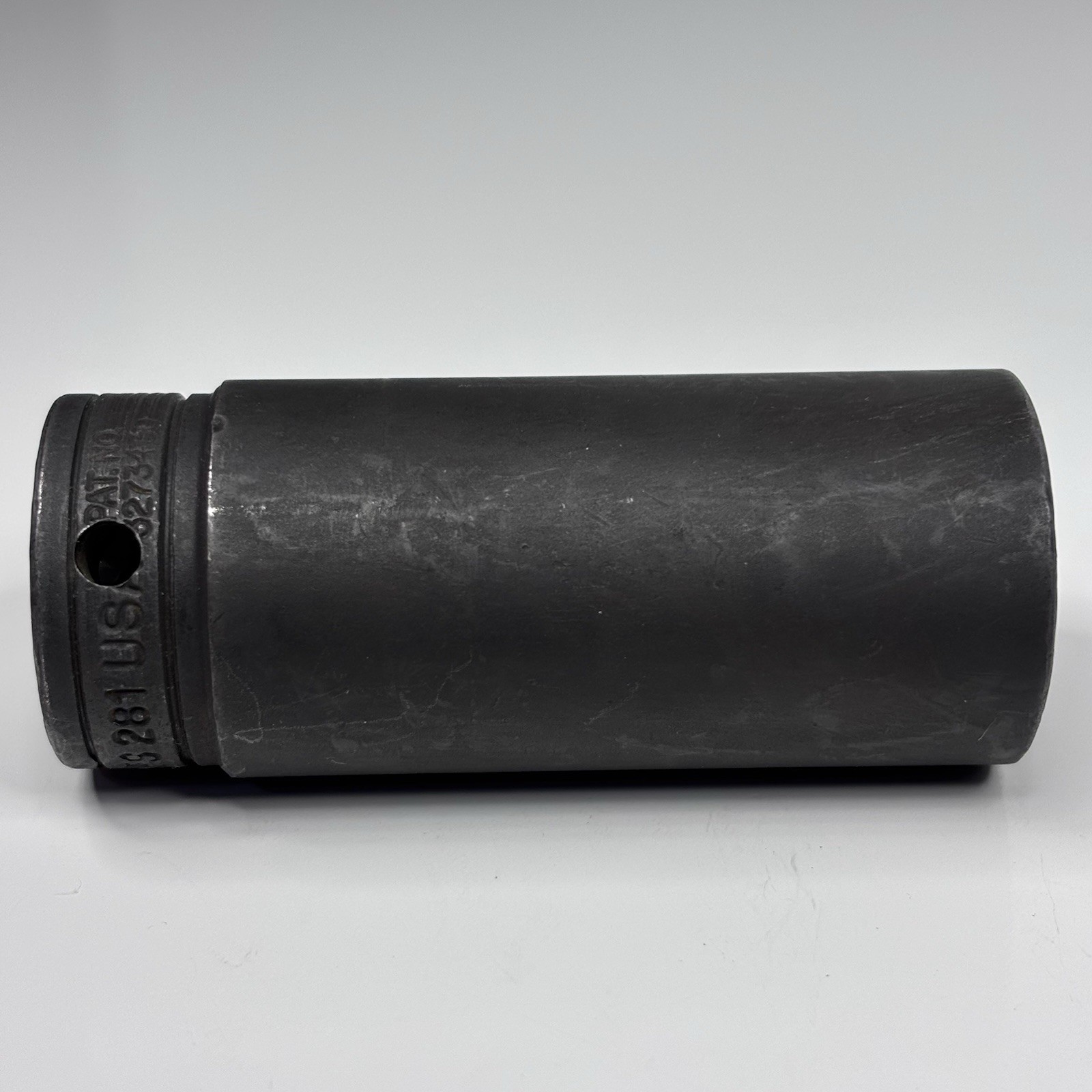 Snap On Tools GSFS281 3/8 Dr 6Pt SAE 7/8 Flank Dr Black Industrial Deep Socket