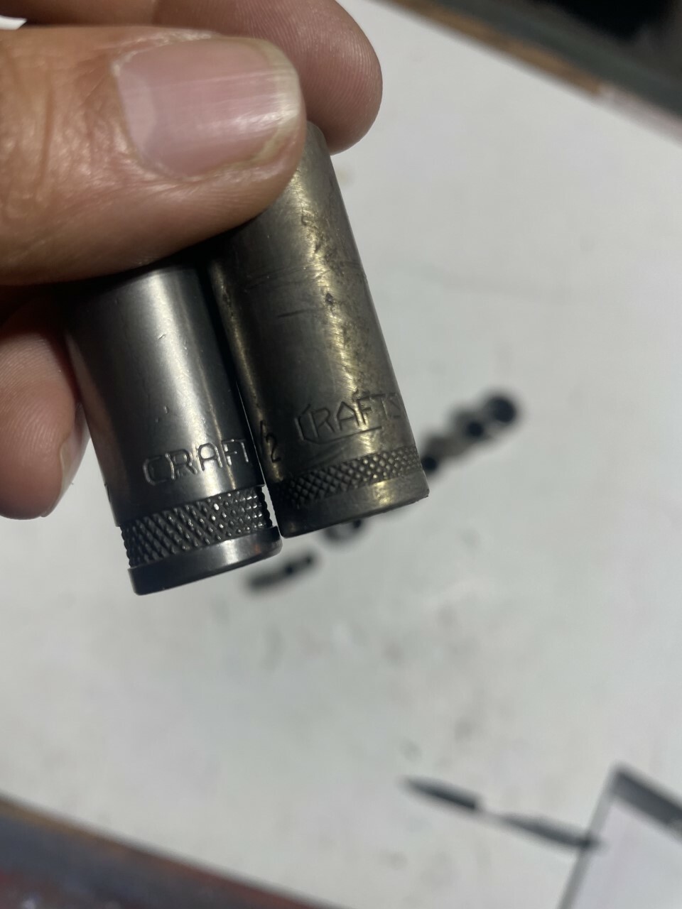 Vintage CRAFTSMAN 1/4″ 1/2″ 3/8″ Drive Sockets – 6 Pt 12 Pt – BE and Circle H