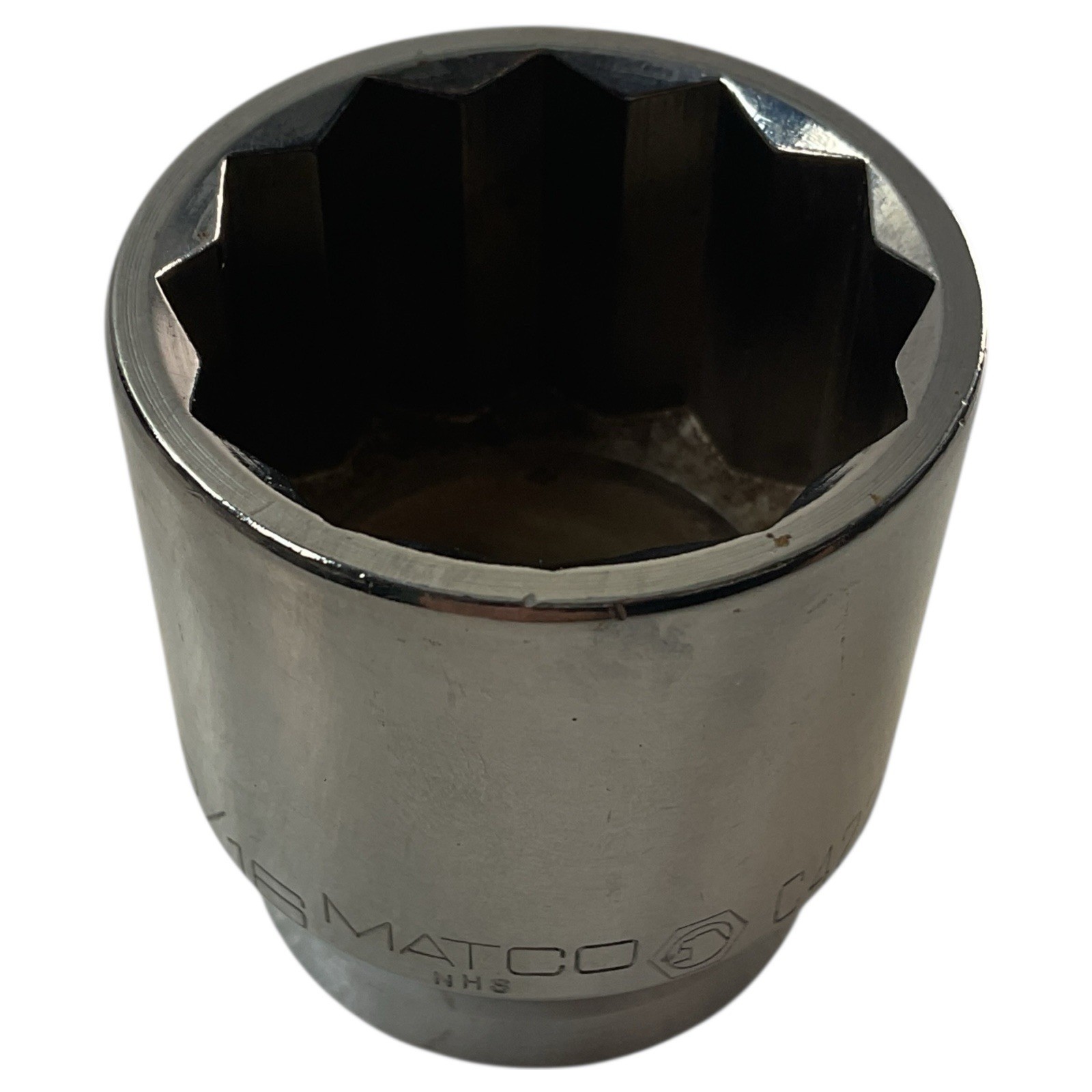 Matco Tools Shallow Chrome Socket C422 1/2″ Drive 1-5/16″ SAE 6 Point As Picture
