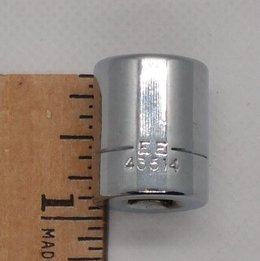 Vintage Craftsman 1/4″ Drive 13MM 6 Point Shallow Socket Metric EE 43514 USA NOS