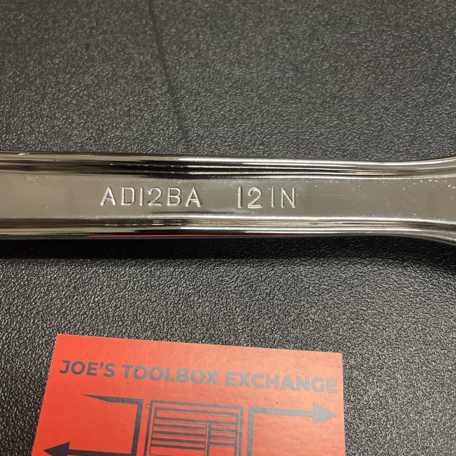 Snap-on Tools NEW 12″ Length Chrome Smooth Jaw Adjustable Wrench AD12BA