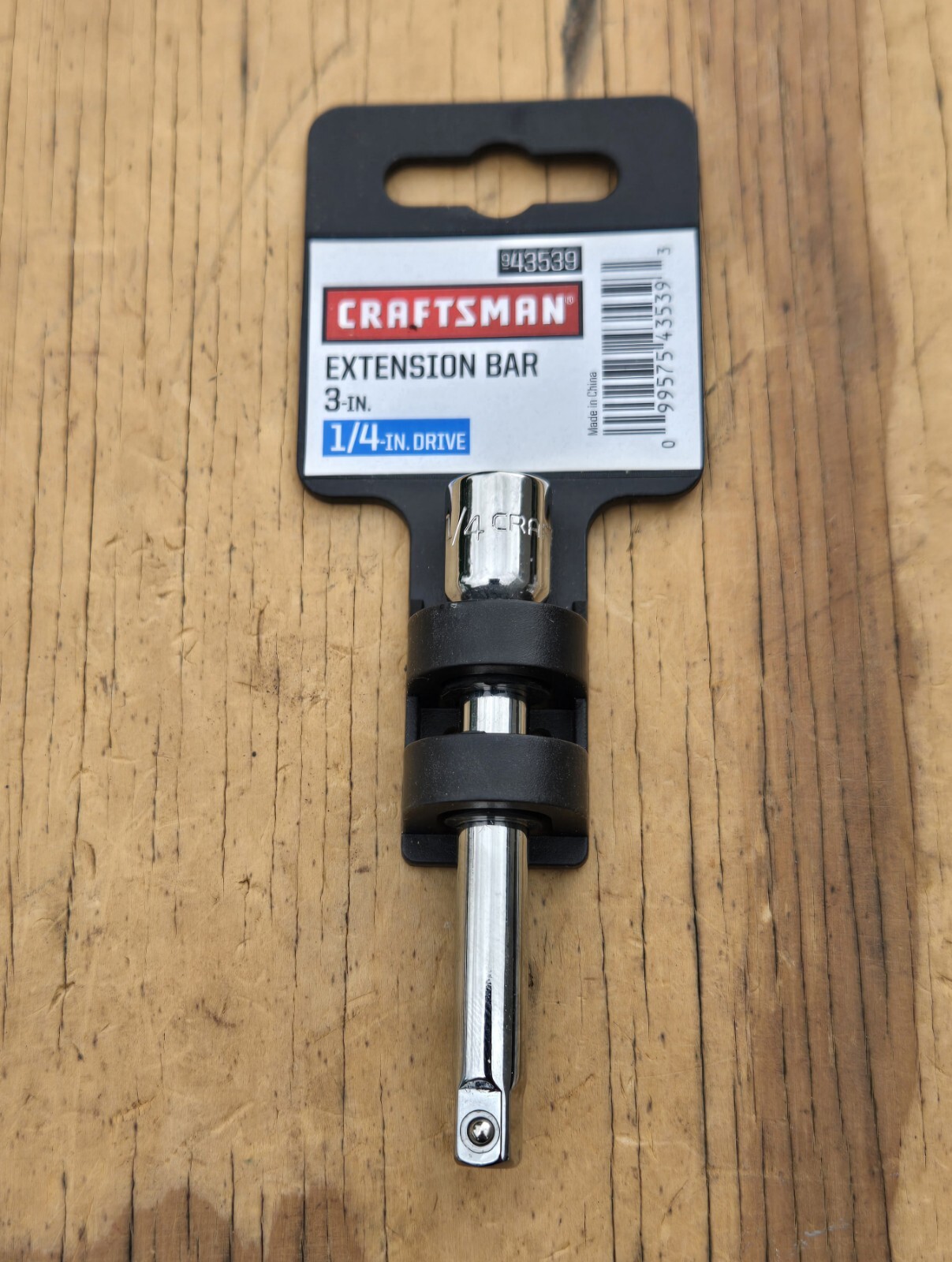NOS Craftsman 3in. Socket Extension Bar 1/4″ Drive S-AB 43539 w/Hang Tag