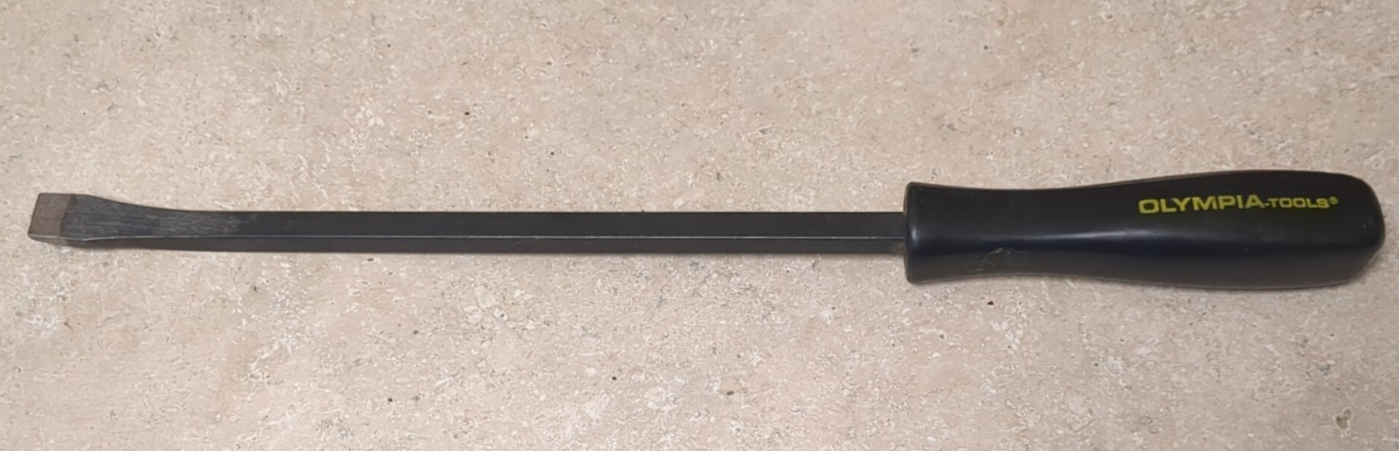 Olympia Tools, Mechanics Automotive Pry Bar 17 1/2” Hard Black Handle