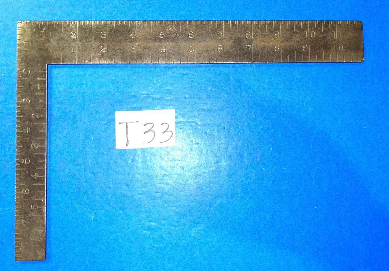 EAGLE SQUARE MFG. CO VINTAGE STEEL LAYOUT SQUARE 8″ – 12″ FREE SHIP IN US
