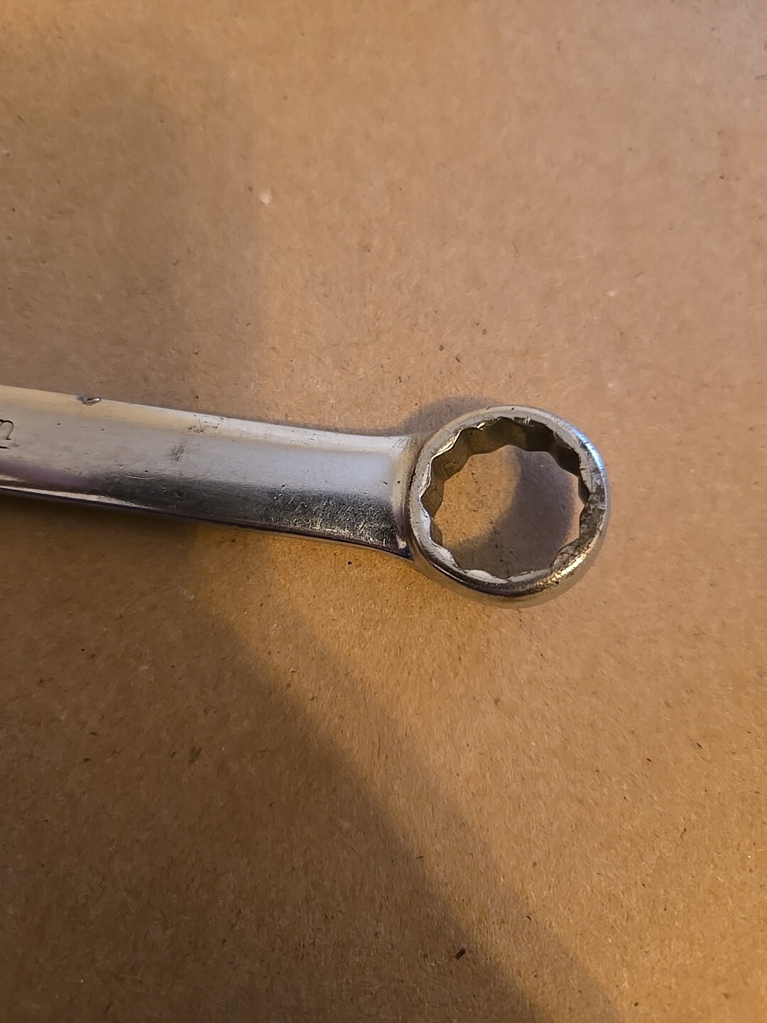 Snap On 9/16″ 12PT Short Chrome Combination Wrench Ugly OEX-180