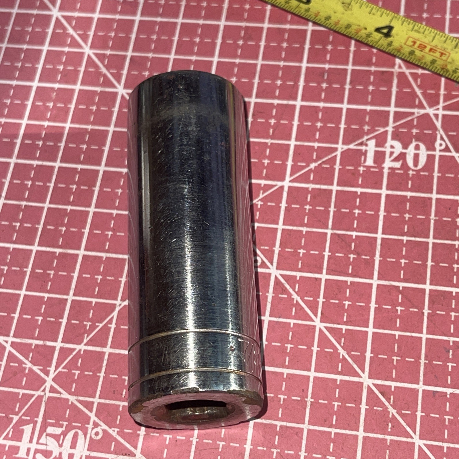 S-K USA 40828 7/8 In SAE 1/2” Drive Deep 12 Point Socket Vintage SK 1/2 7/8”