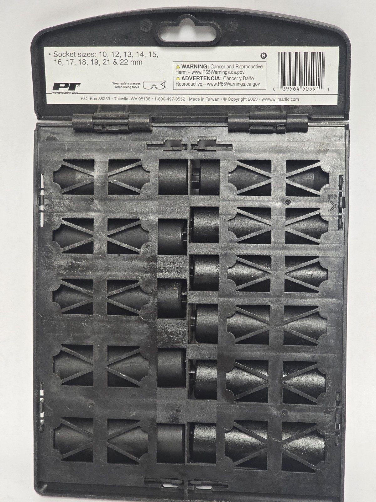 PERFORMANCE TOOL 11 PIECE 1/2″ MET IMP SOCKET DEEP M591DB