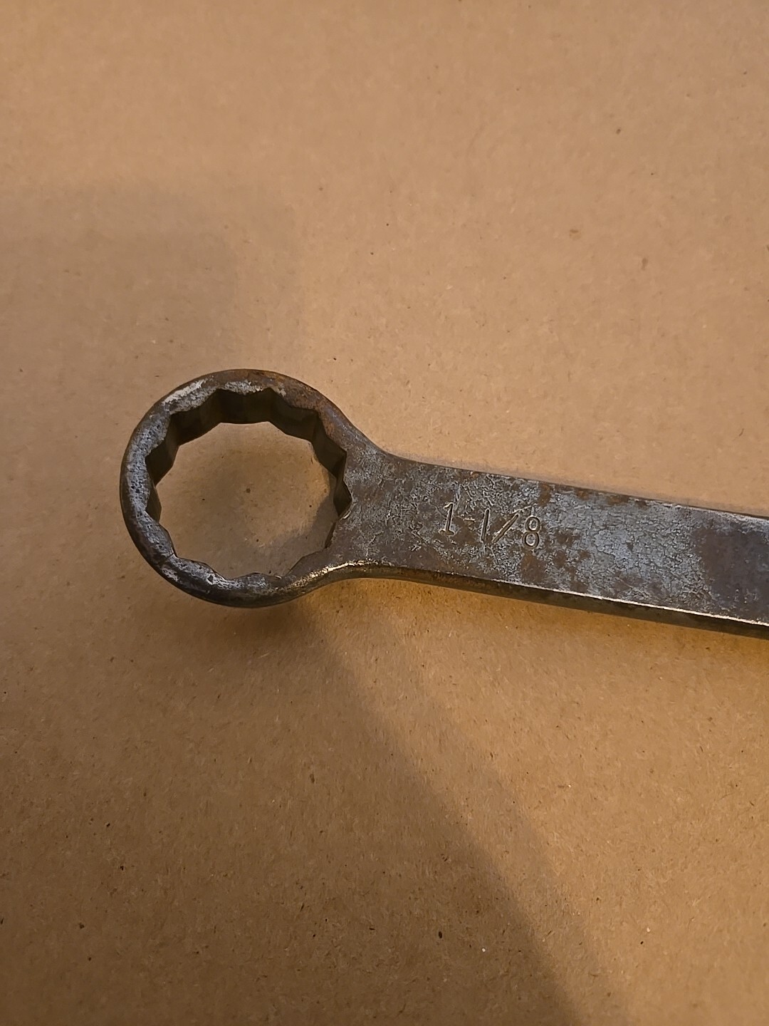 Mac Tools Vintage 13.5″ Long 1-1/8″ 12PT Combination Wrench C15