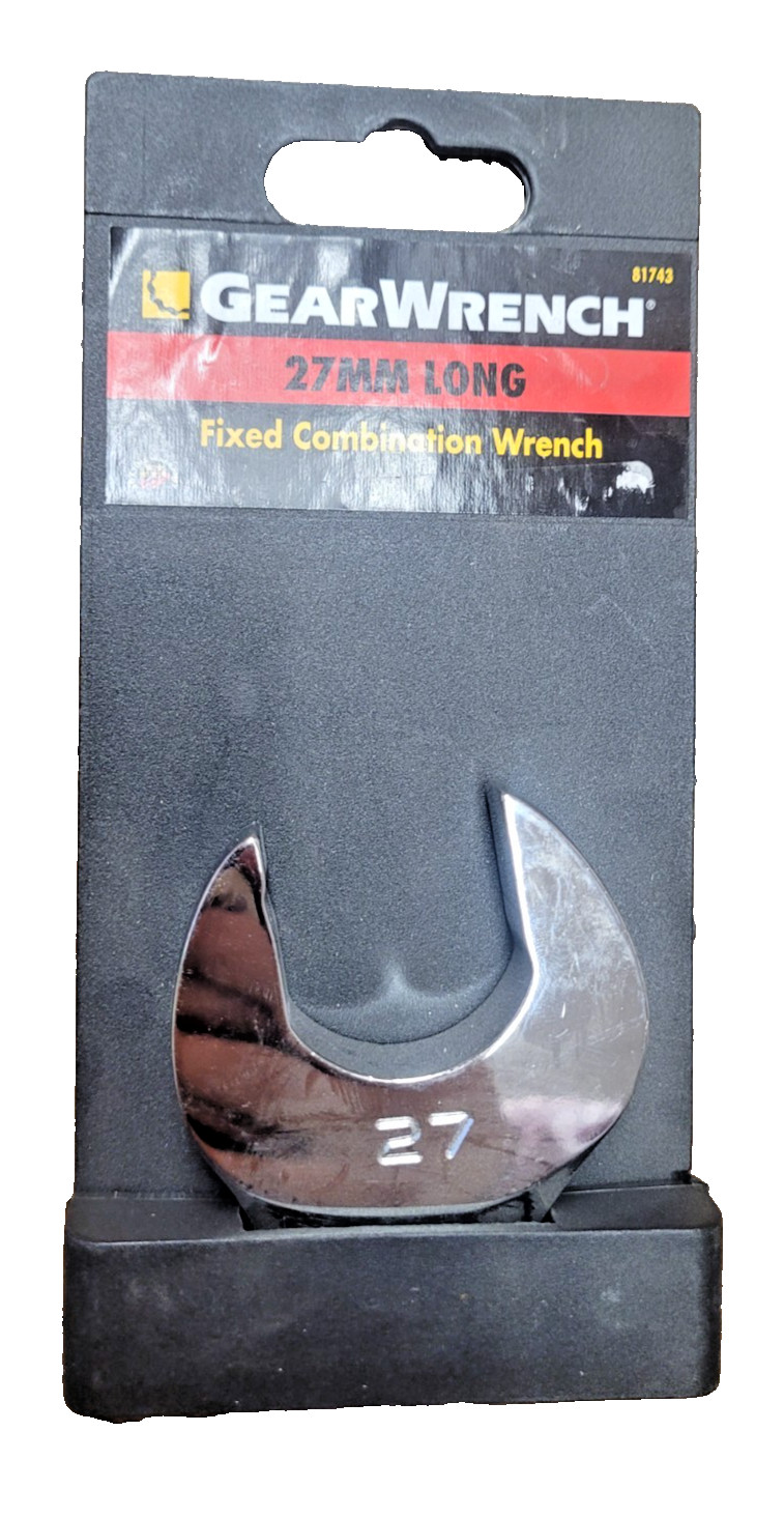 GearWrench 81743 27MM Fixed Combination Wrench 27mm