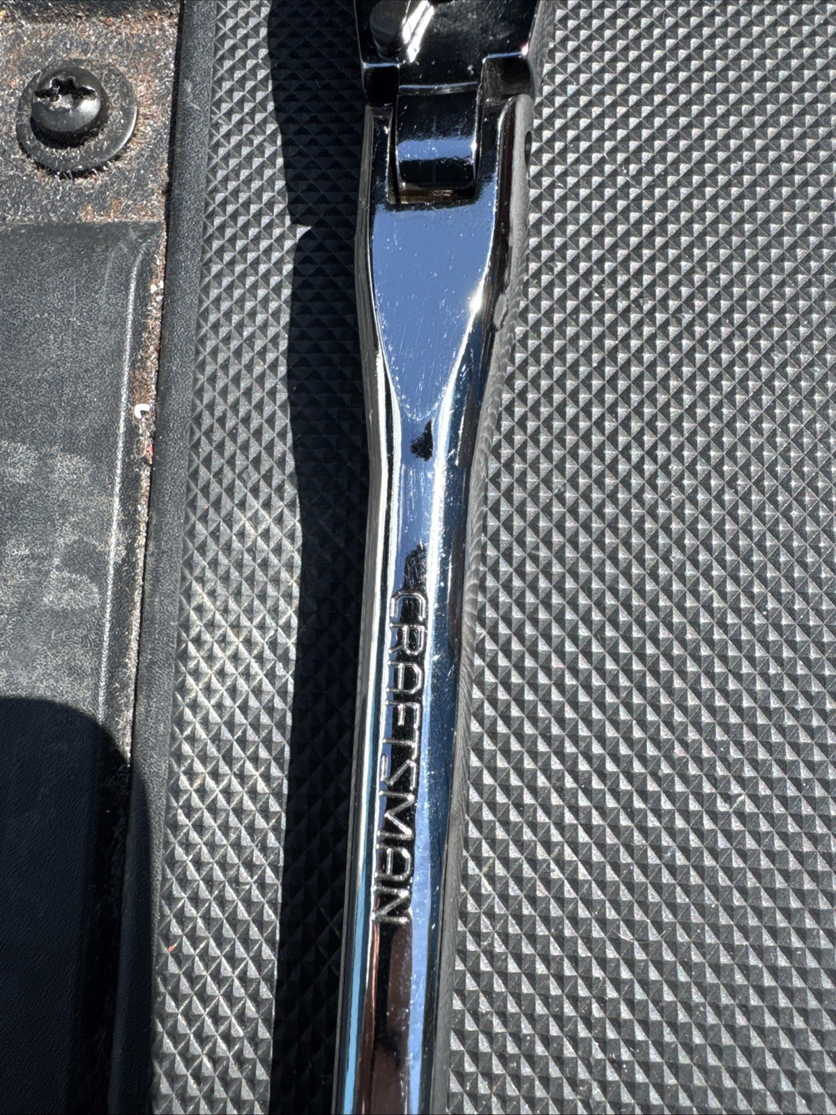 Sears Craftsman 12″ Flex Head Ratchet 3/8″ Drive Black 44836 Stickered USA Nos