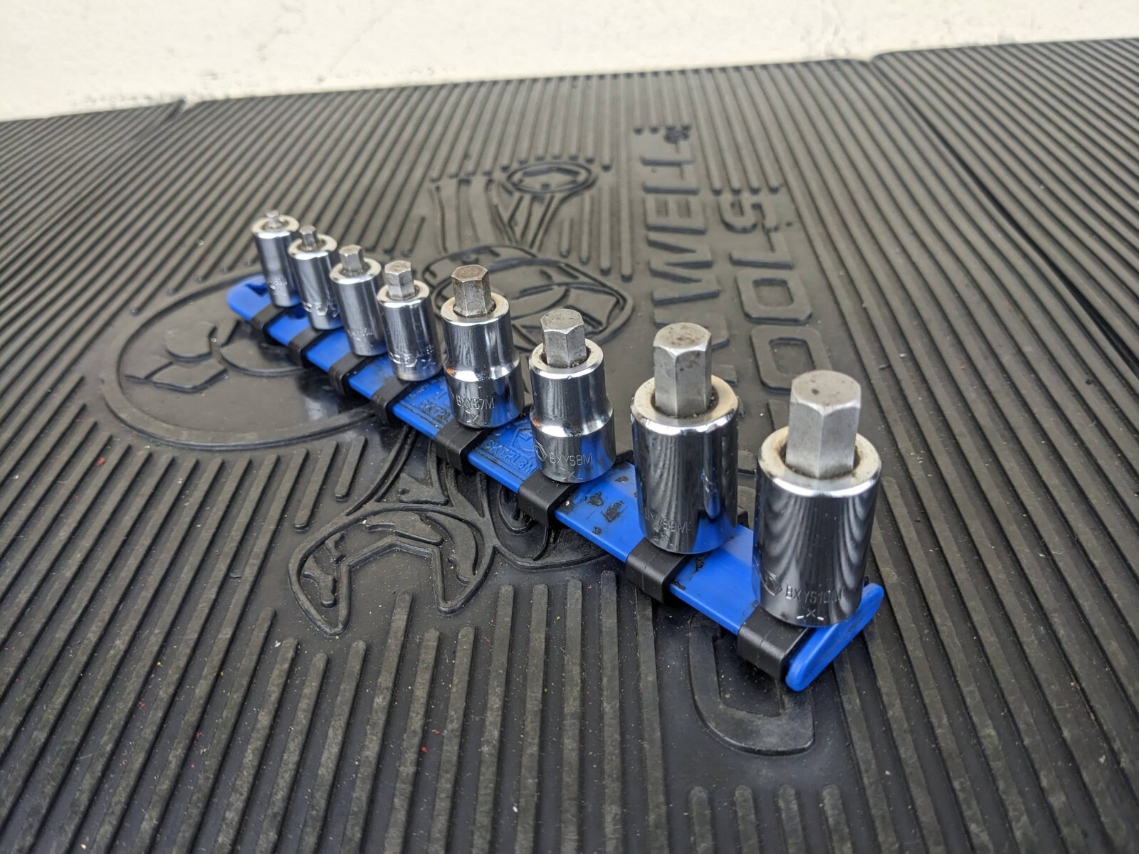 #be638 MATCO SABXYSM8R 8pc Metric STUBBY Hex Socket Driver Set 3-10mm