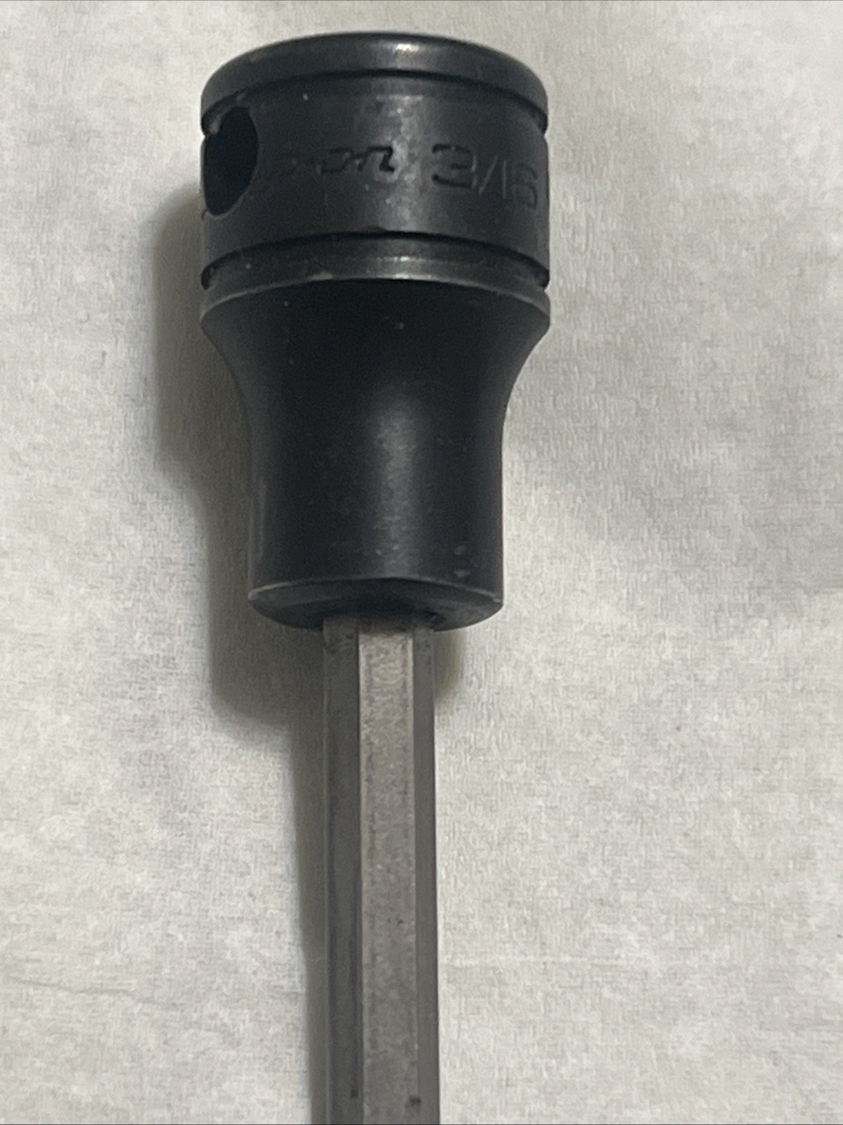 Snap-On Tools GFA6E 3/16″ Hex Bit Socket Driver 3/8″ Drive Black Oxide USA