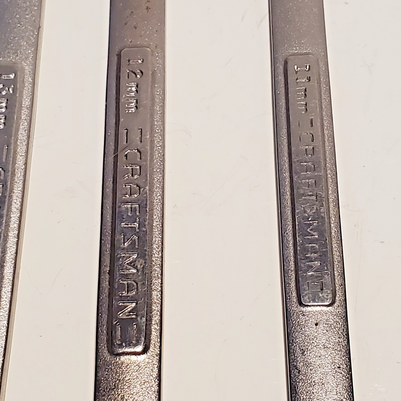 Vtg Craftsman 5 pc Metric Wrench Lot 11mm-15 mm USA Mixed V Series
