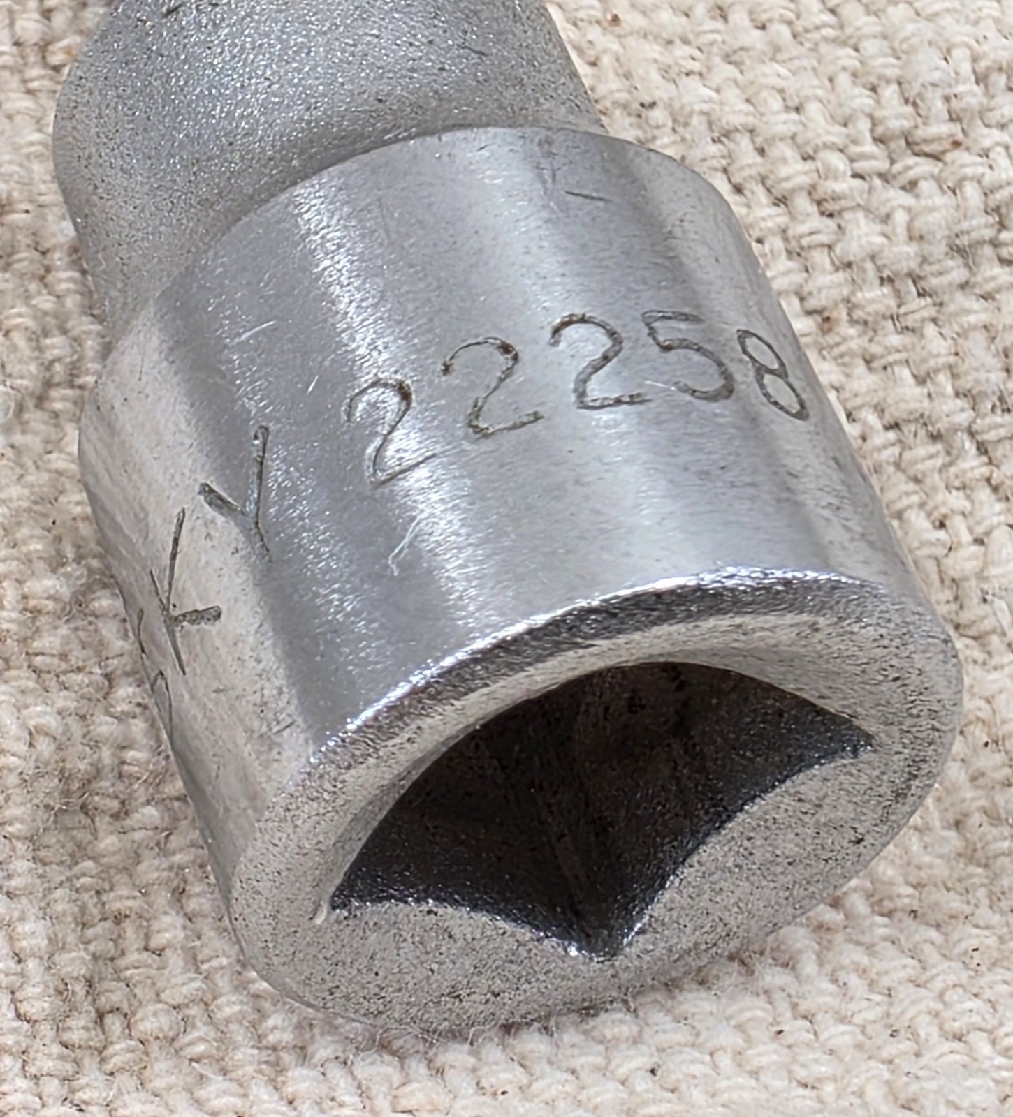 CUSTOM Husky 1/4″ Allen Bit Socket 3/8 Drive # 22258 w/ 15/32 Adapter Attached