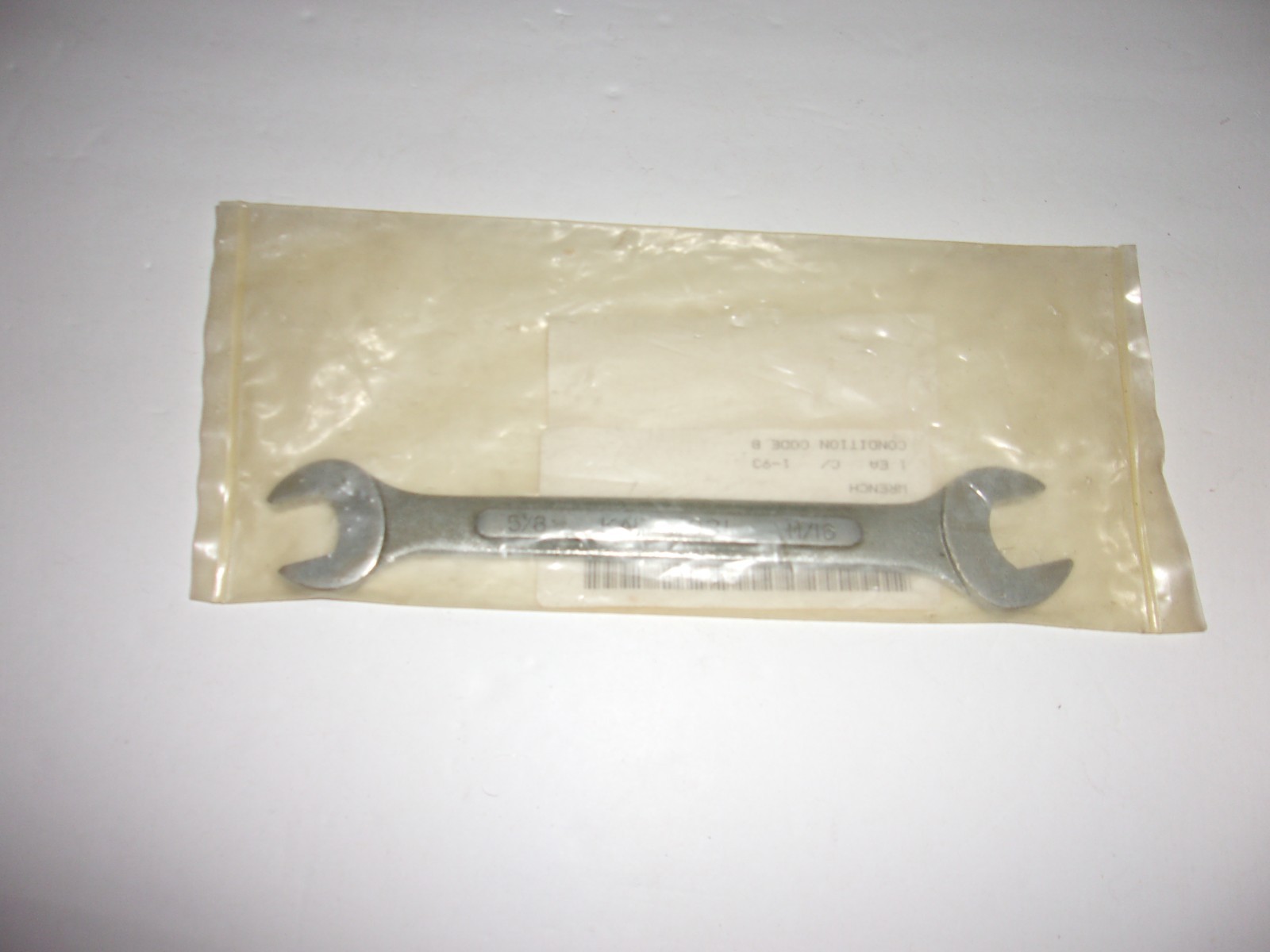 KAL 5/8″X11/16″ Open End Wrench, 4031 Nice Condition