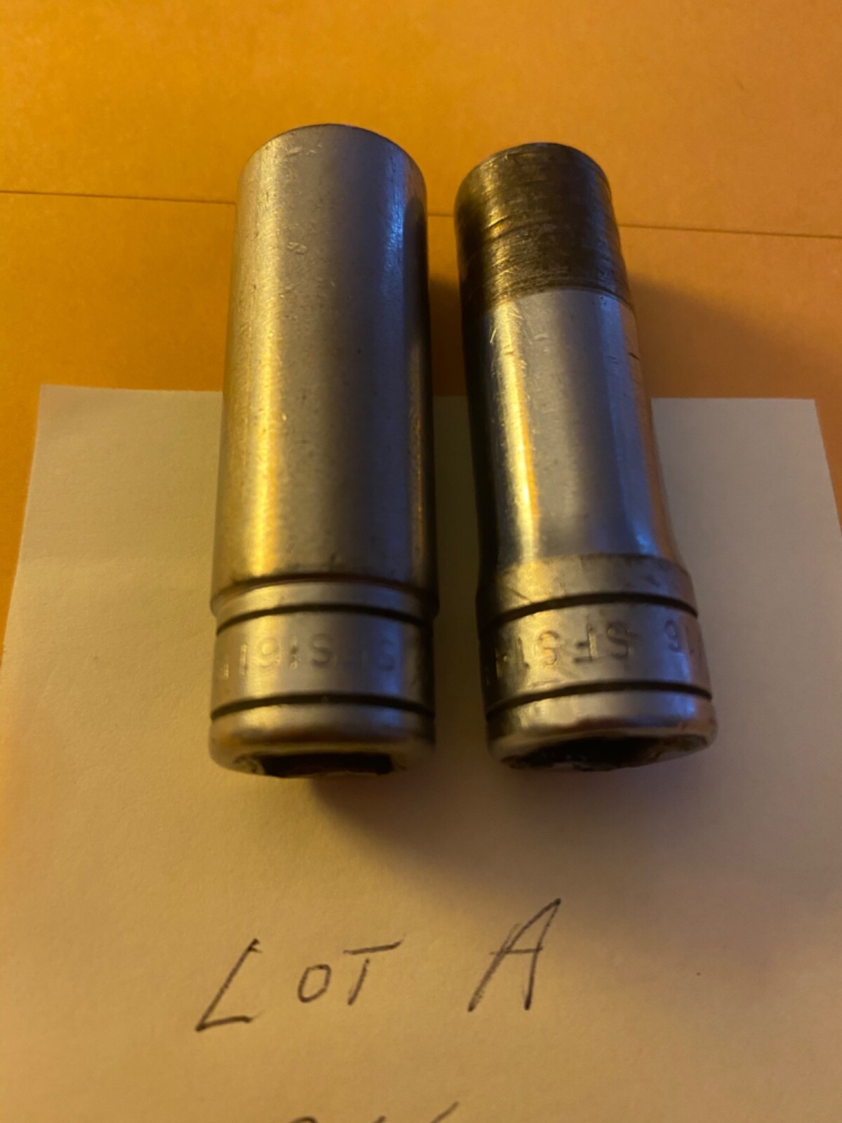 Snap-On USA 3/8″ Drive SFS141 7/16″ & SFS161 1/2″ Sockets 6pt deep LOT A