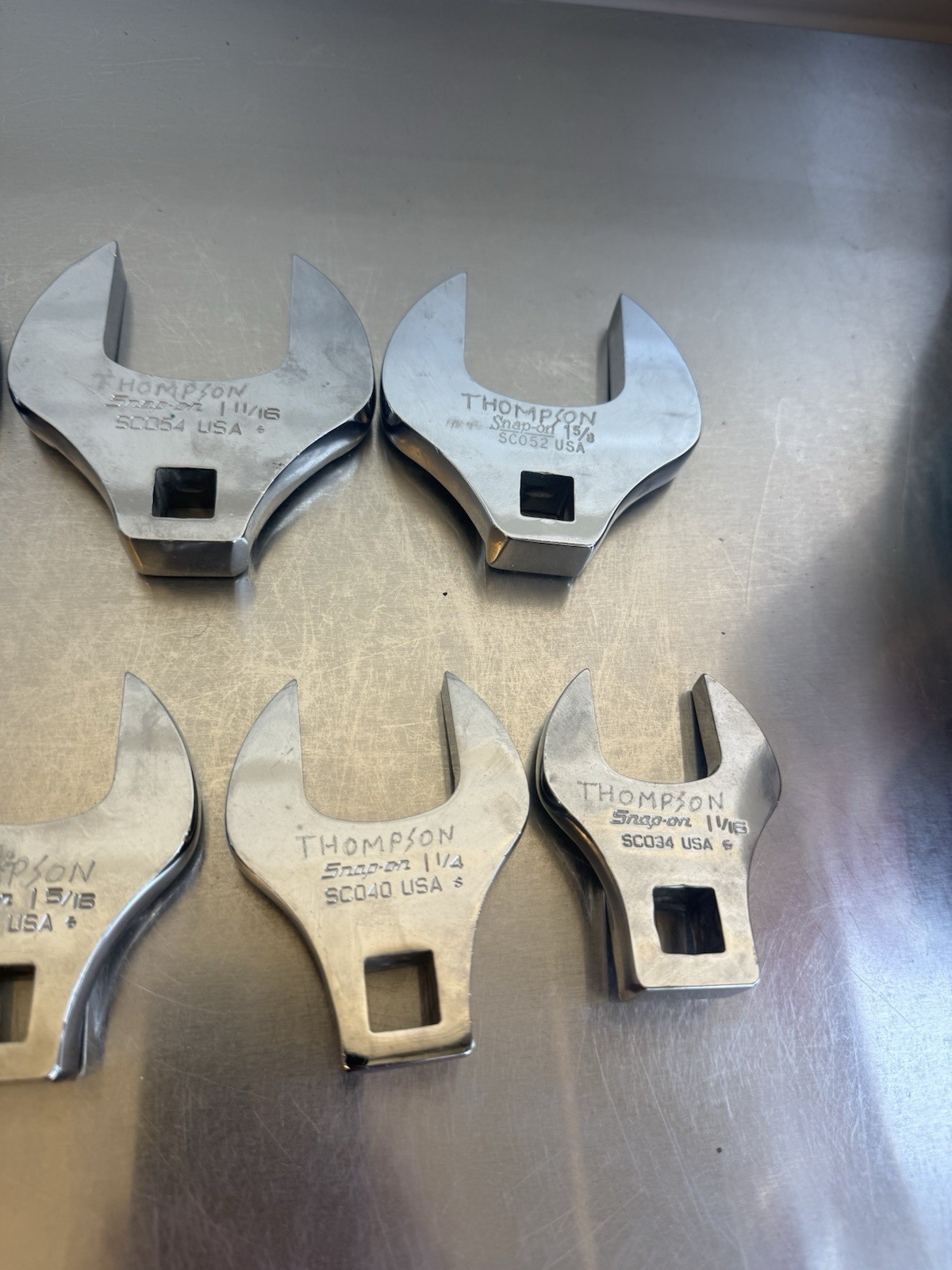 Snap-On SC 11 Piece Crowfoot Wrench Socket 1/2″ Drive SAE
