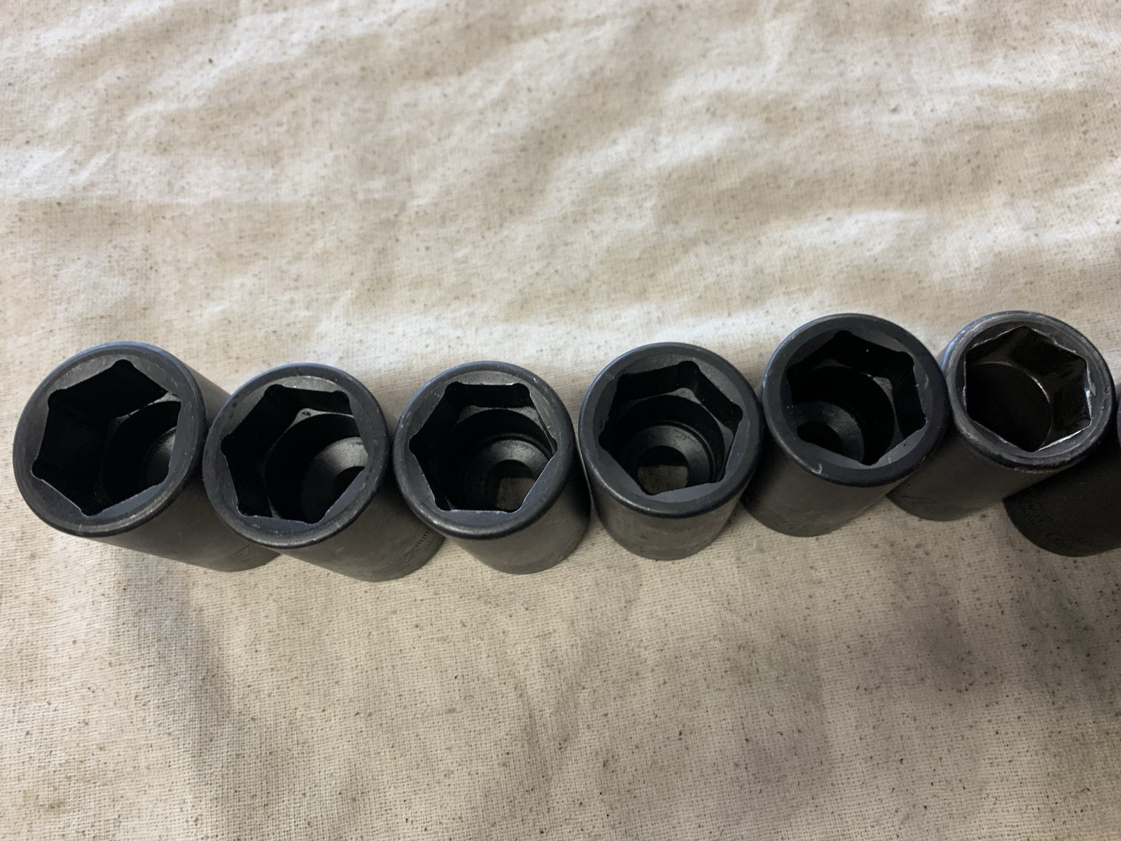 Snap-on 312IMMS 11pc 1/2” Drive 6pt Metric Semi-Deep Impact Socket Set 15-27mm