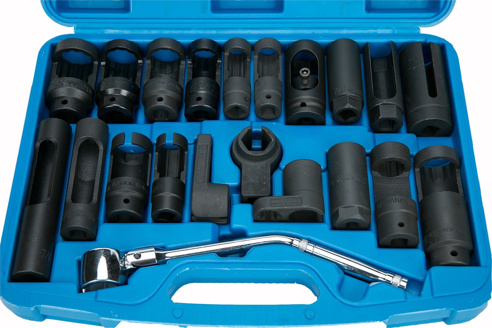 21 Piece O2 Sensor Socket Set Universal Oxygen Sensor Removal Install Tool Set