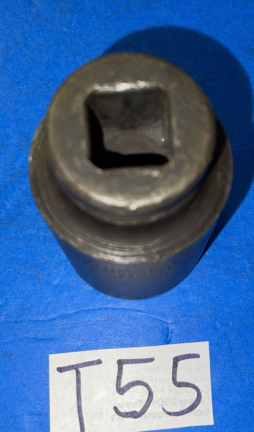 PROTO TOOLS 1 PIECE 3/4 DRIVE SAE. BUDD WHEEL IMPACT SOCKET 13/16-1-1/2